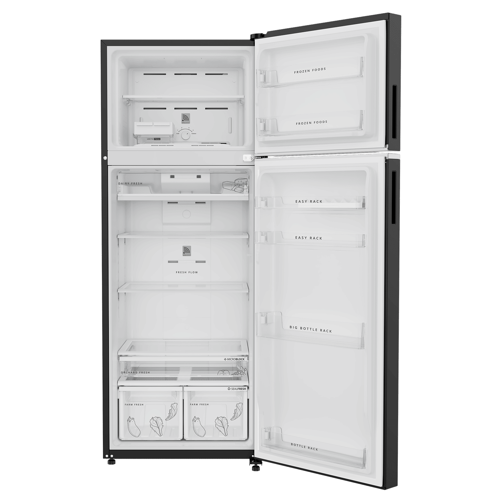 Whirlpool Intellifresh 467 Litres 2 Star Frost Free Convertible Refrigerator with Microblock Technology (22446, Black) (2026 Model)_8