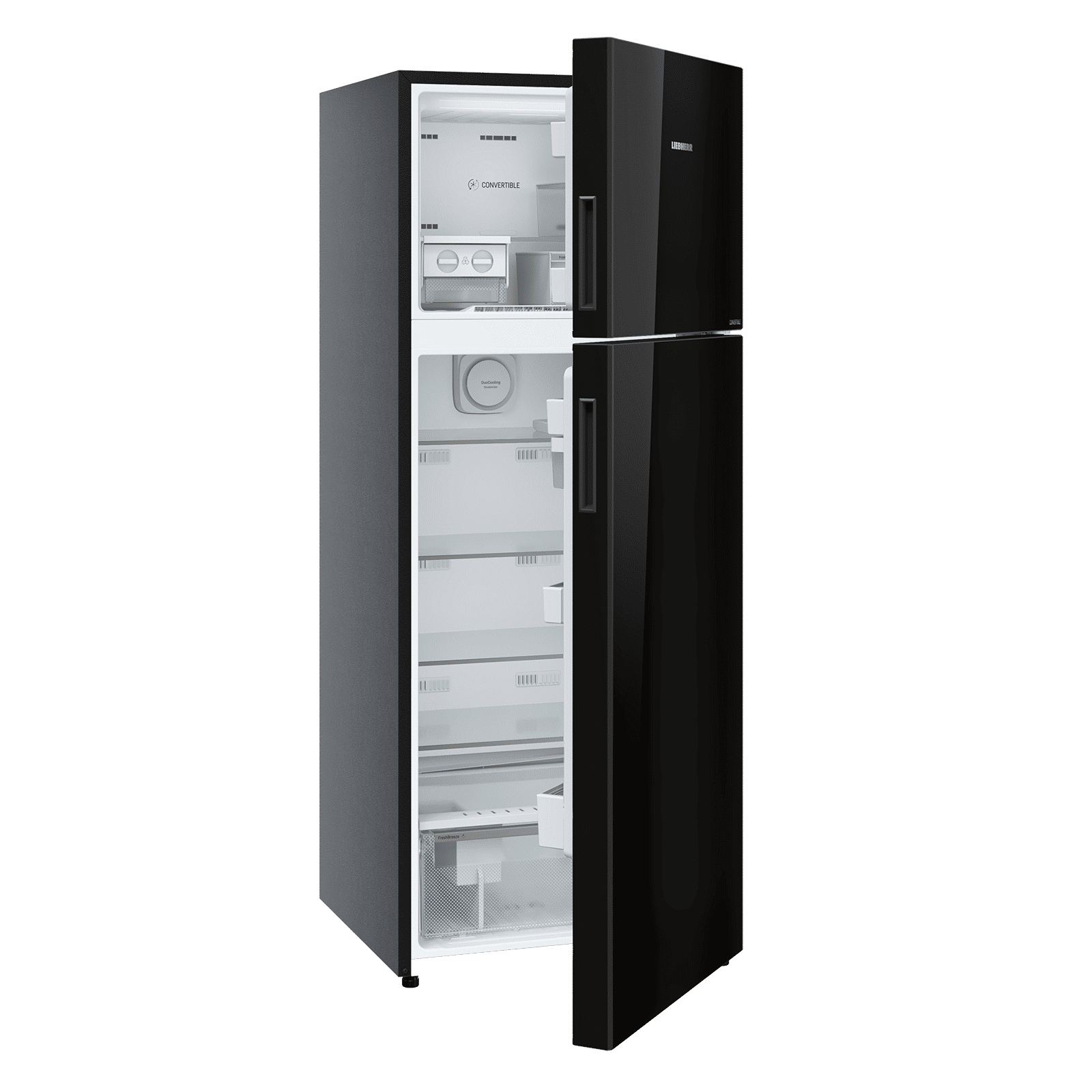 Liebherr Cluster 3 428 Litres 2 Star Frost Free Double Door Convertible Refrigerator with Duo Cool Technology (TVPbgB 4231, Black Gloss) (2026 Model)_6