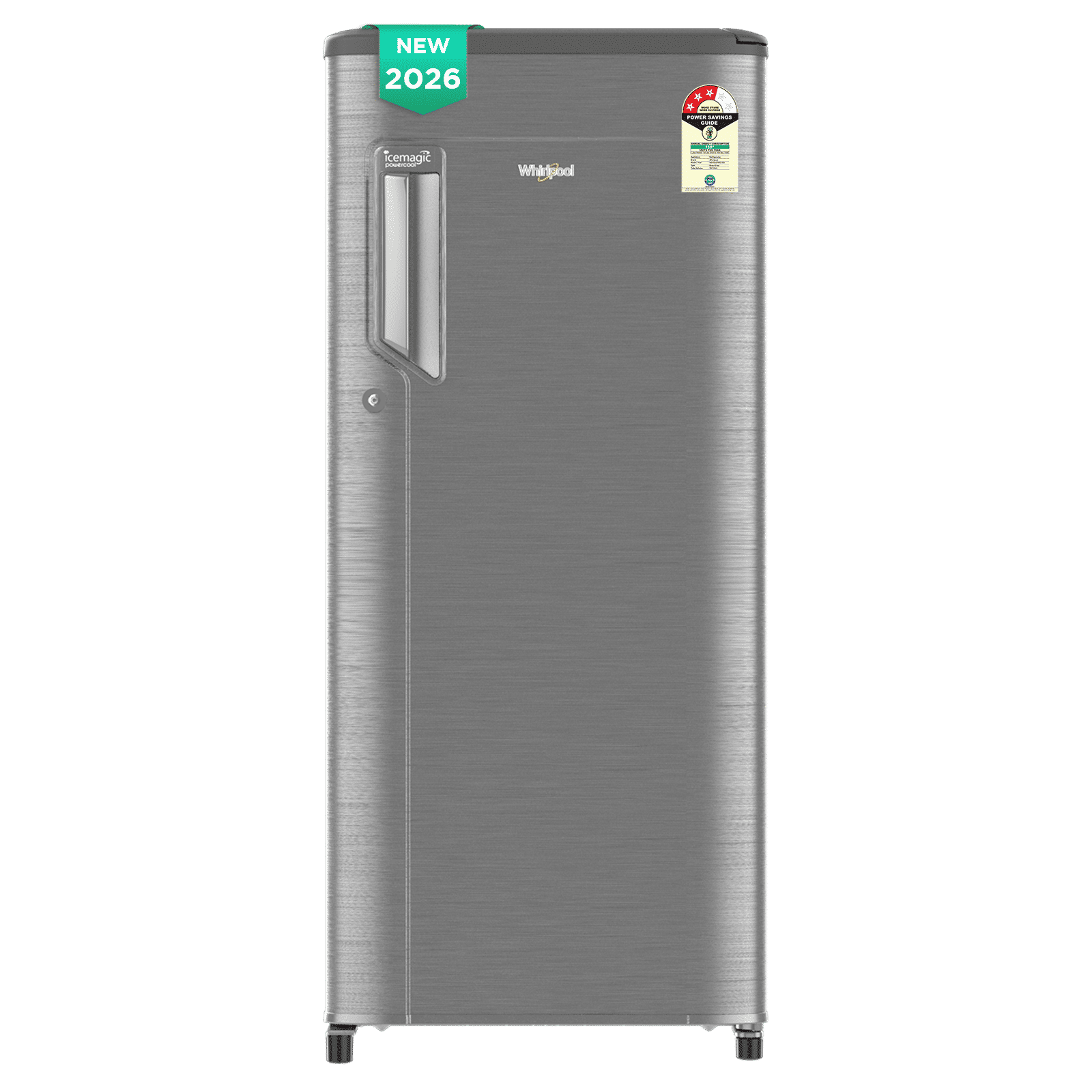 Whirlpool Ice Magic Power Cool 192 Litres 3 Star Direct Cool Singe Door Refrigerator with Stabilizer Free Operation (73621, Grey) (2026 Model) Whirlpool Ice Magic Power Cool 192 Litres 3 Star Direct Cool Singe Door Refrigerator with Stabilizer Free Operation (73621, Grey) (2026 Model)_1