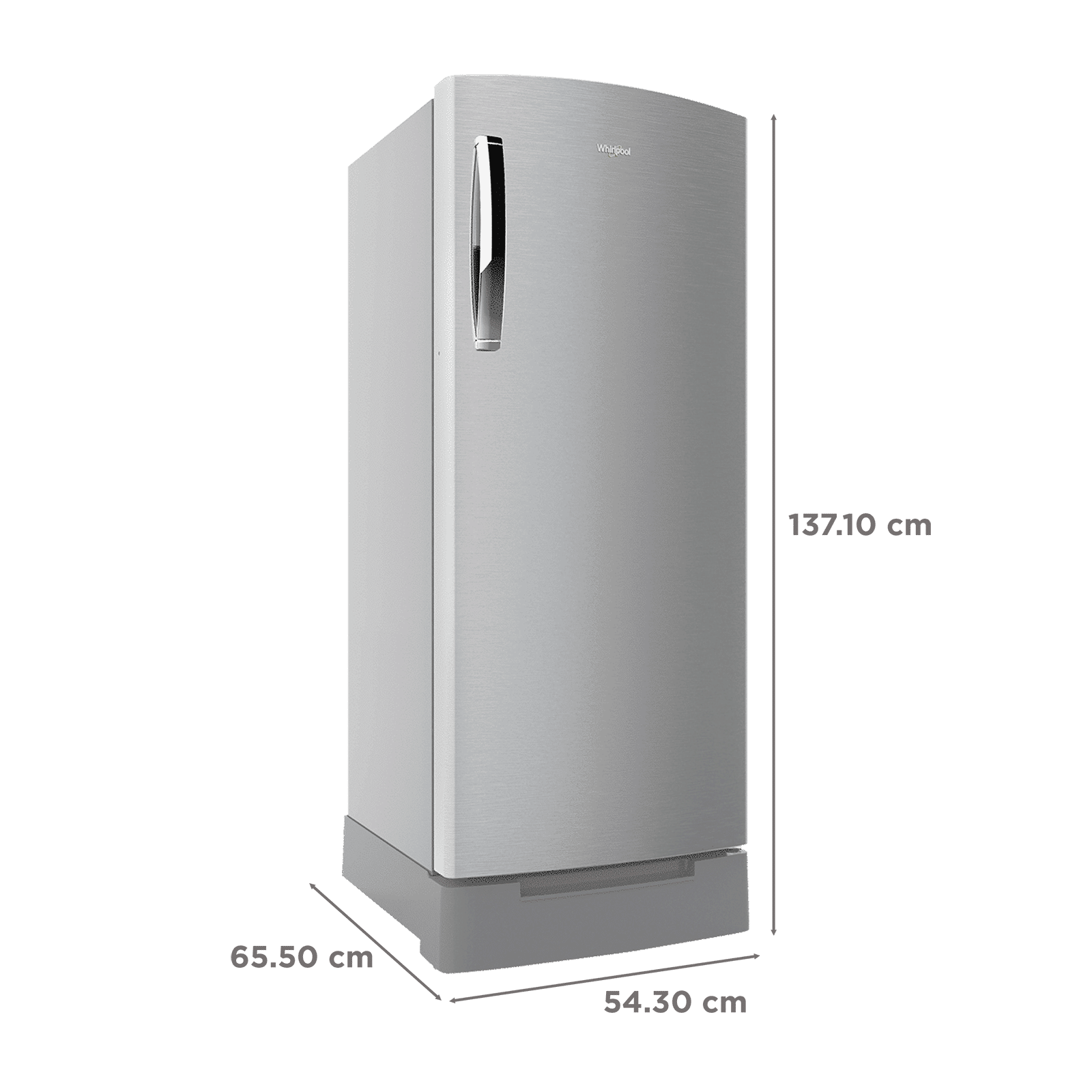 Whirlpool Ice Magic Pro 192 Litres 3 Star Direct Cool Single Door Refrigerator with Microblock Technology (73675, Grey) Whirlpool Ice Magic Pro 192 Litres 3 Star Direct Cool Single Door Refrigerator with Microblock Technology (73675, Grey)_3