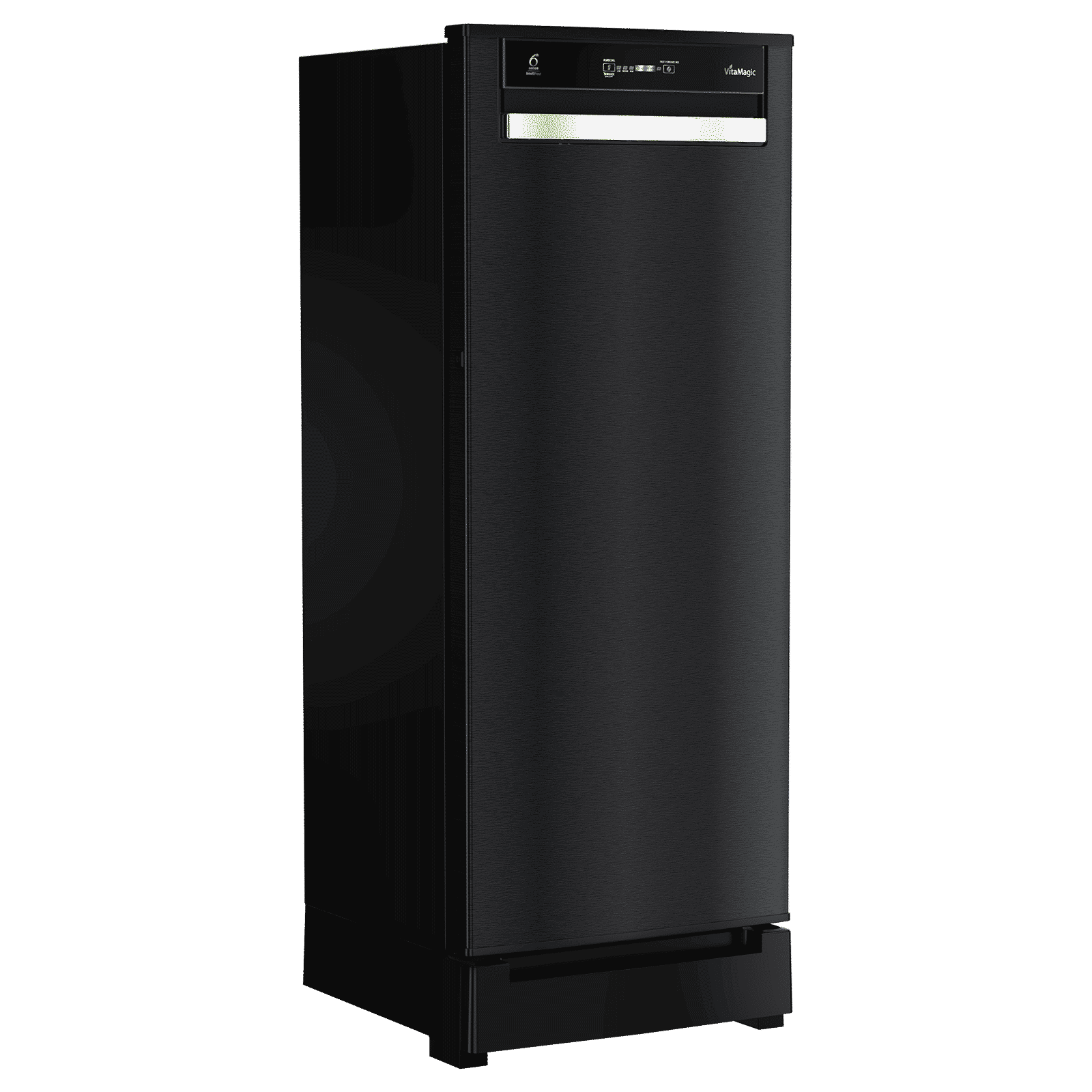 Whirlpool Vitamagic Pro 207 Litres 3 Star Direct Cool Single Door Refrigerator with 6th Sense Intellifrost Technology (73817, Gravity Black) Whirlpool Vitamagic Pro 207 Litres 3 Star Direct Cool Single Door Refrigerator with 6th Sense Intellifrost Technology (73817, Gravity Black)_5