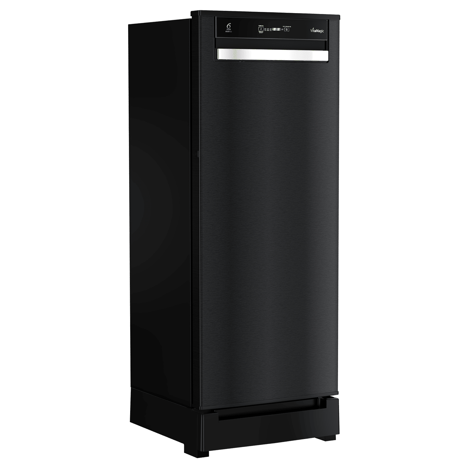 Whirlpool Vitamagic Pro 207 Litres 3 Star Direct Cool Single Door Refrigerator with 6th Sense Intellifrost Technology (73817, Gravity Black) Whirlpool Vitamagic Pro 207 Litres 3 Star Direct Cool Single Door Refrigerator with 6th Sense Intellifrost Technology (73817, Gravity Black)_5