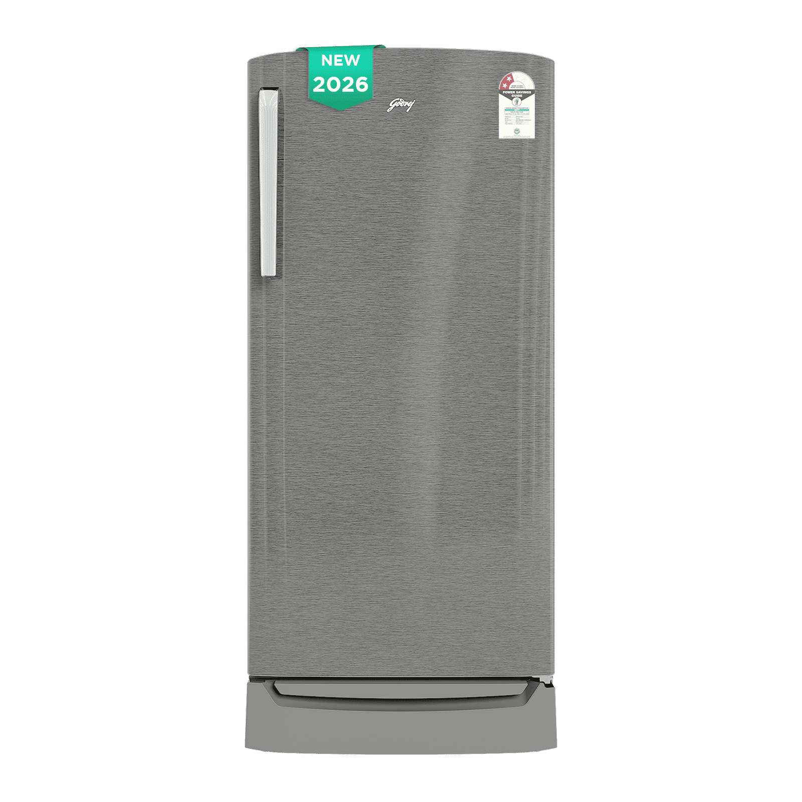 Godrej Marvel 184 Litres 2 Star Direct Cool Single Door Refrigerator with Advanced Capillary Technology (52141501SD03859, Fossil Steel) (2026 Model)_1