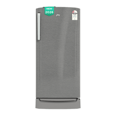 Godrej Marvel 184 Litres 2 Star Direct Cool Single Door Refrigerator with Advanced Capillary Technology (52141501SD03859, Fossil Steel) (2026 Model)