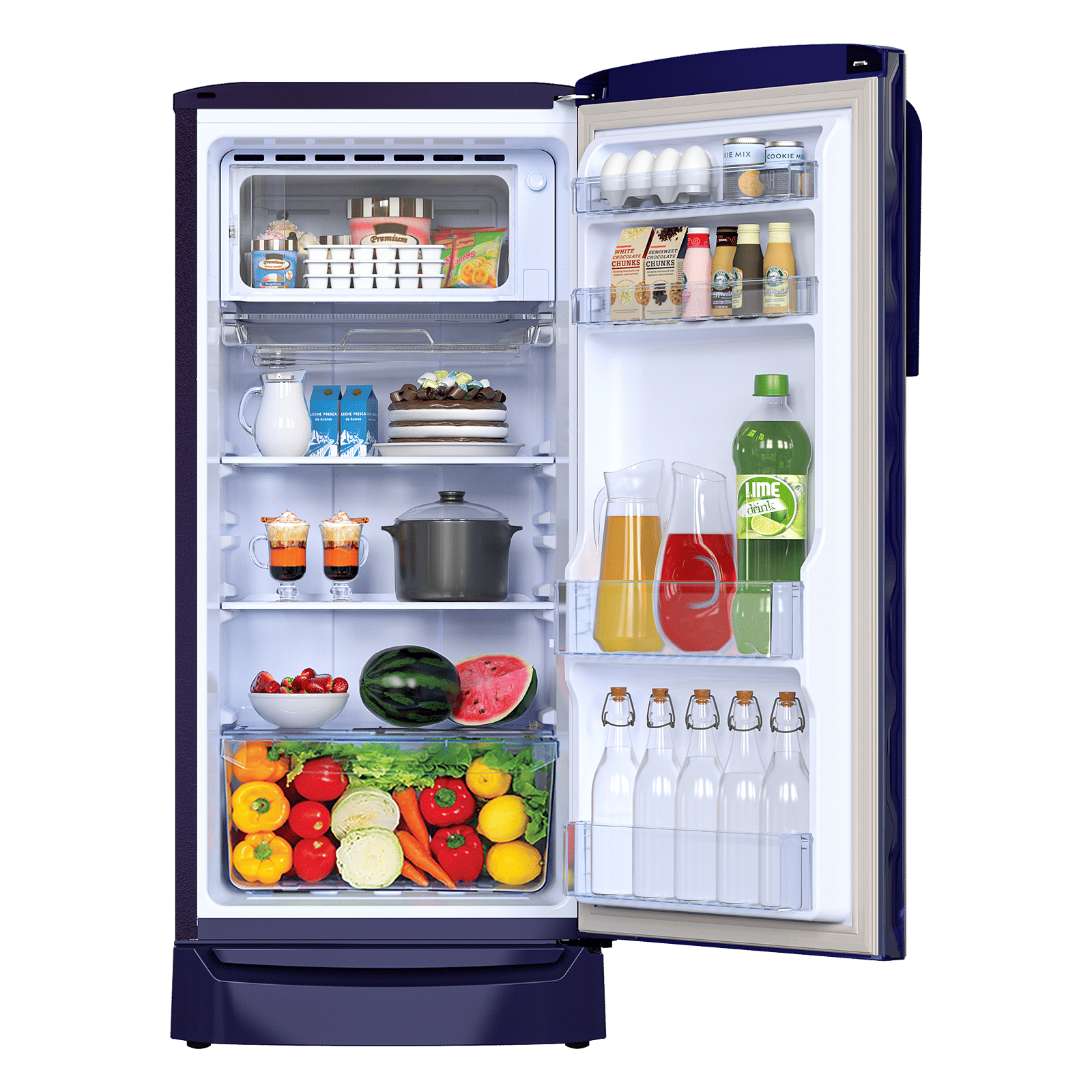 Godrej Marvel 184 Litres 5 Star Direct Cool Single Door Refrigerator with Advanced Capillary Technology (52141501SD03928, Aria Blue) Godrej Marvel 184 Litres 5 Star Direct Cool Single Door Refrigerator with Advanced Capillary Technology (52141501SD03928, Aria Blue)_7