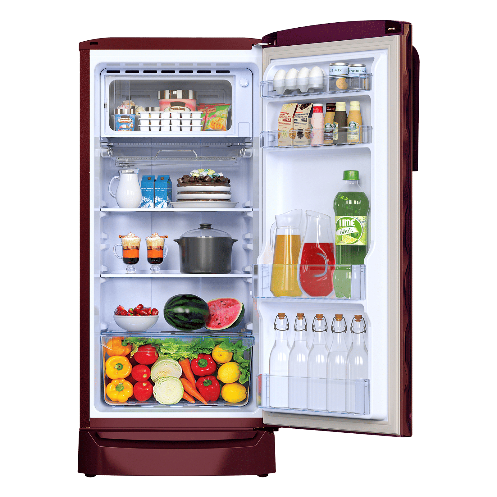Godrej Marvel 184 Litres 5 Star Direct Cool Single Door Refrigerator with Advanced Capillary Technology (52141501SD03928, Aria Wine) Godrej Marvel 184 Litres 5 Star Direct Cool Single Door Refrigerator with Advanced Capillary Technology (52141501SD03928, Aria Wine)_6