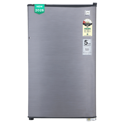 Godrej Champ 97 Litres 1 Star Direct Cool Single Door Refrigerator with Large Bottle space (52141501SD03882, Steel Glow) (2026 Model)