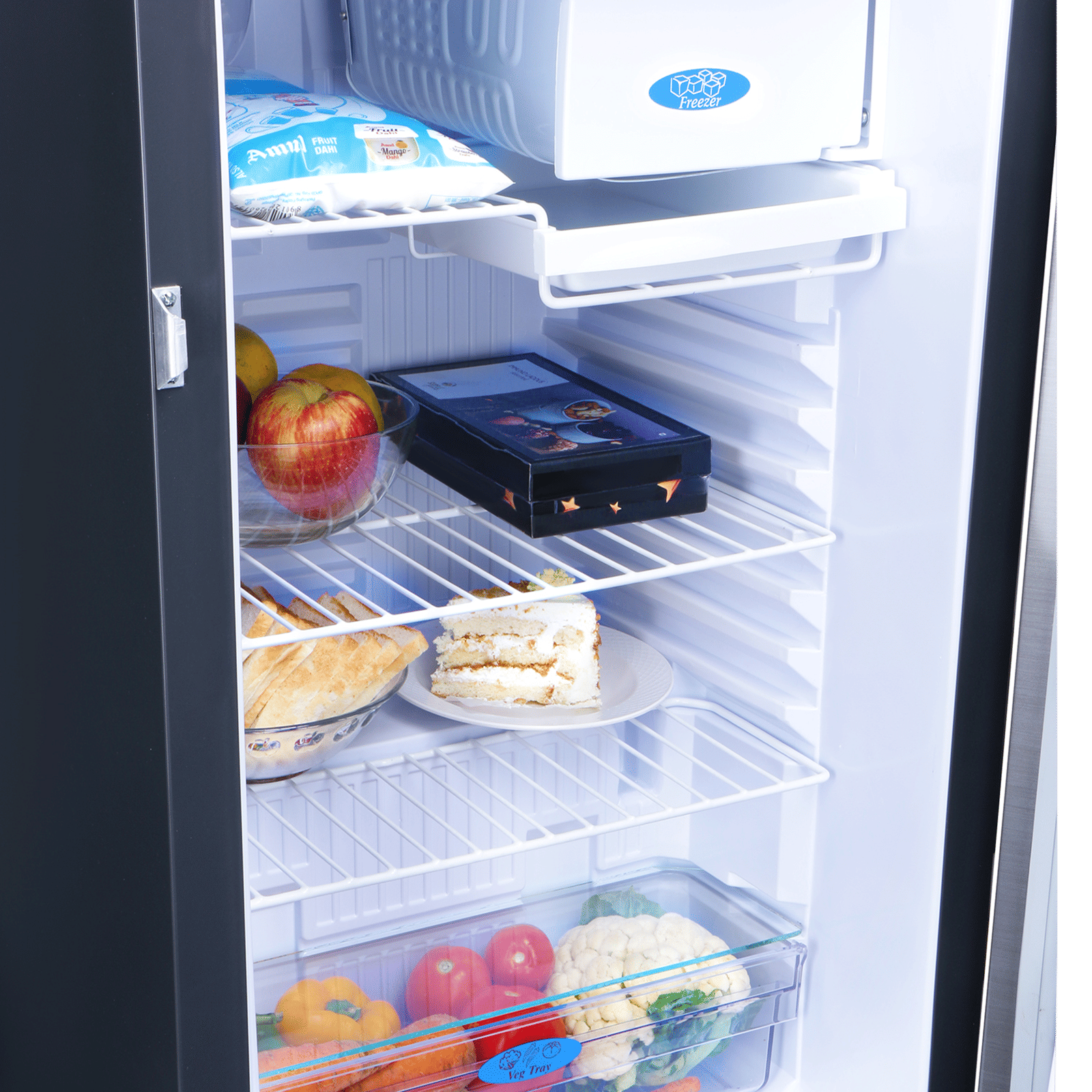 Godrej Champ 97 Litres 1 Star Direct Cool Single Door Refrigerator with Large Bottle space (52141501SD03882, Steel Glow) (2026 Model)_8