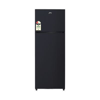 Godrej Vibe 330 Litres 2 Star Frost Free Double Door Convertible Refrigerator with Nano Shield Technology (52141501SD03928, Matt Black)