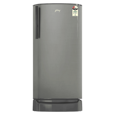 Godrej Rio Plus 183 Litres 2 Star Direct Cool Single Door Refrigerator with Turbo Cool Technology (52141501SD03938, Steel Glow)