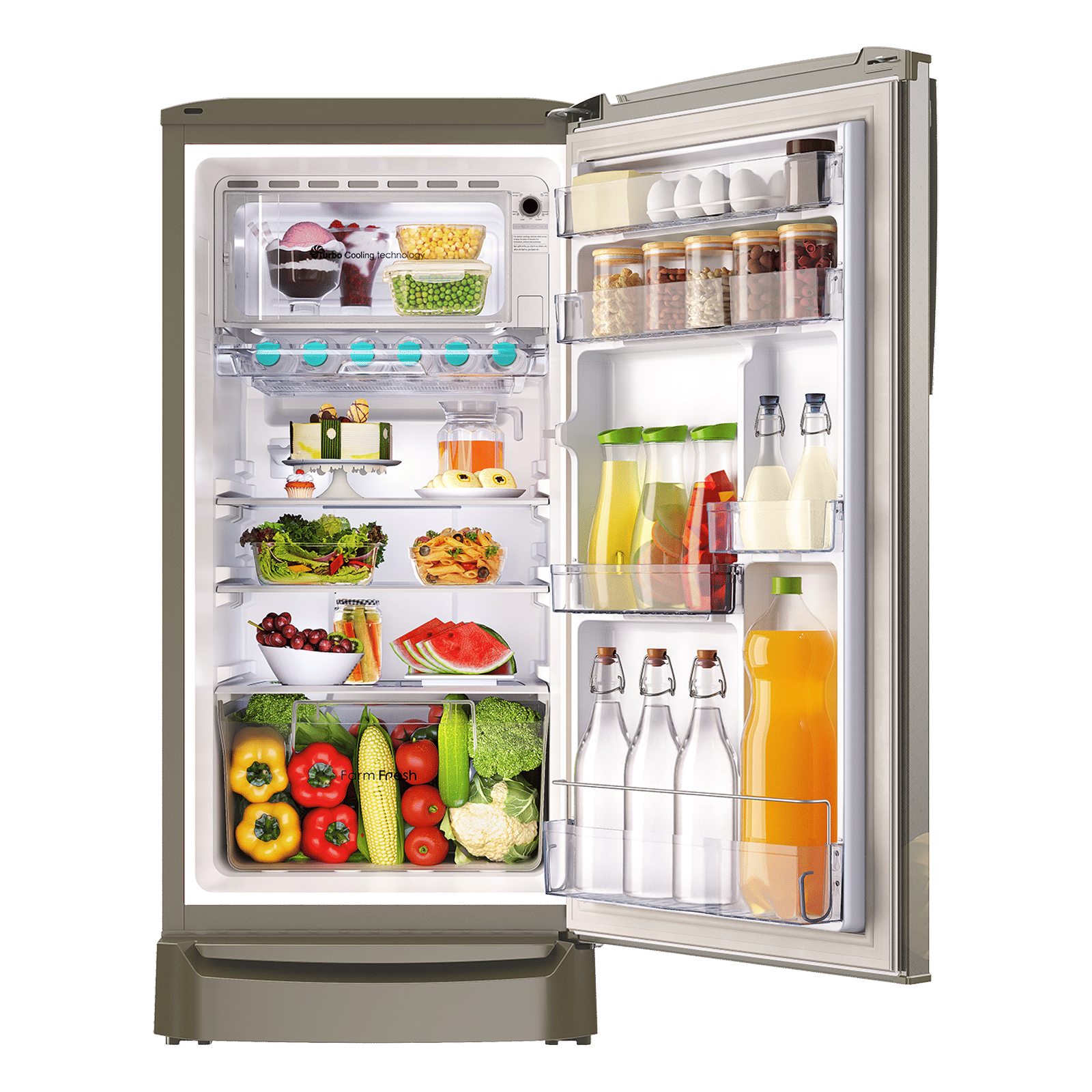 Godrej Rio Plus 183 Litres 2 Star Direct Cool Single Door Refrigerator with Turbo Cool Technology (52141501SD03938, Steel Glow) Godrej Rio Plus 183 Litres 2 Star Direct Cool Single Door Refrigerator with Turbo Cool Technology (52141501SD03938, Steel Glow)_7