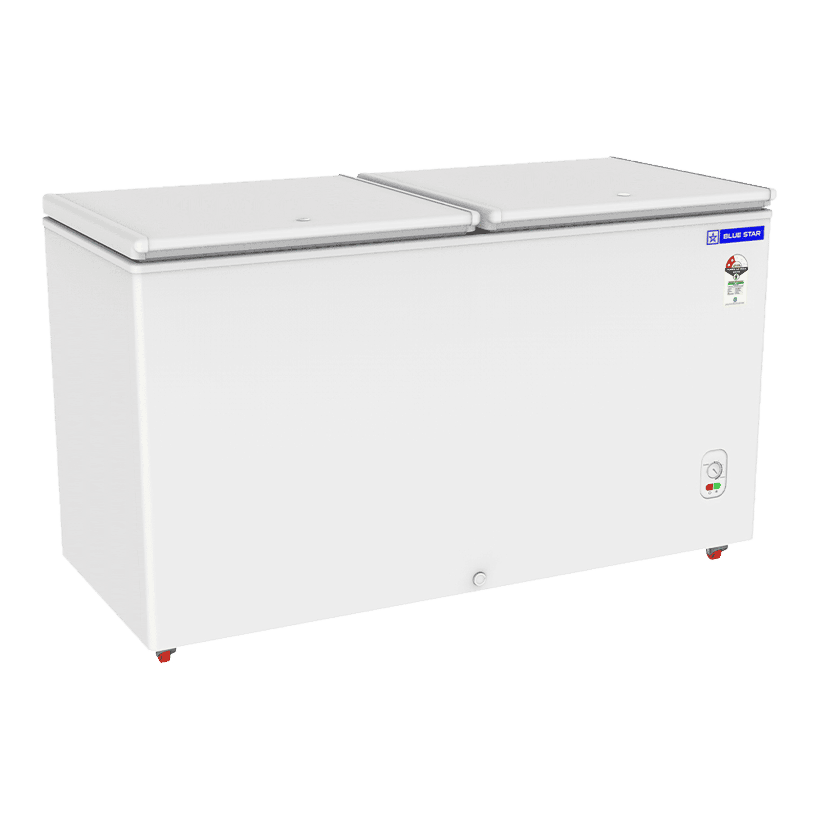 Blue Star N Series 391 Litres 2 Star Manual Defrost Double Door Convertible Deep Freezer with Quadracool Technology (HT2-M425, White) Blue Star N Series 391 Litres 2 Star Manual Defrost Double Door Convertible Deep Freezer with Quadracool Technology (HT2-M425, White)_6