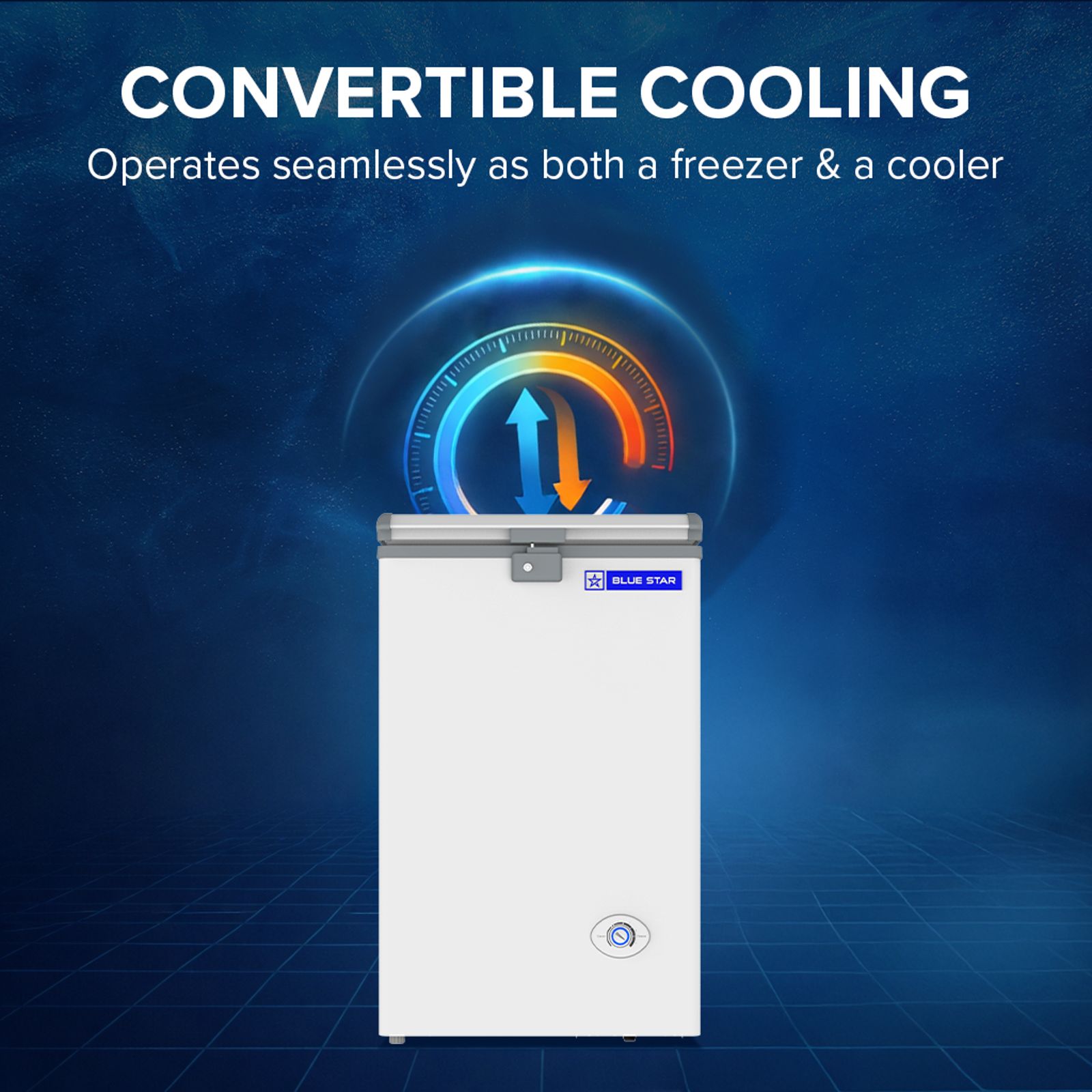 Blue Star N Series 63 Litres 1 Star Direct Cool Single Door Deep Freezer with Quadracool Technology (HT1-N75, White) Blue Star N Series 63 Litres 1 Star Direct Cool Single Door Deep Freezer with Quadracool Technology (HT1-N75, White)_10
