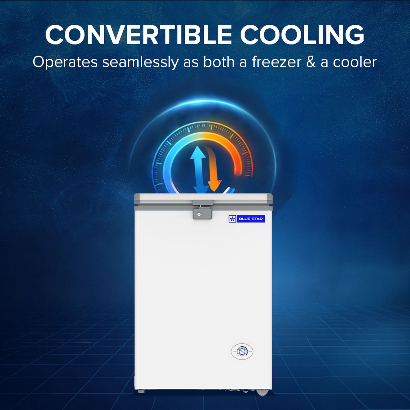 Blue Star N Series 99 Litres 2 Star Direct Cool Single Door Deep Freezer with Quadracool Technology (HT2-N130, White) Blue Star N Series 99 Litres 2 Star Direct Cool Single Door Deep Freezer with Quadracool Technology (HT2-N130, White)_11