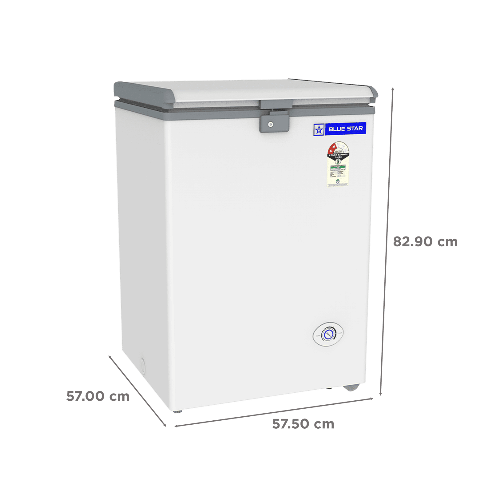 Blue Star N Series 99 Litres 2 Star Direct Cool Single Door Deep Freezer with Quadracool Technology (HT2-N130, White) Blue Star N Series 99 Litres 2 Star Direct Cool Single Door Deep Freezer with Quadracool Technology (HT2-N130, White)_3