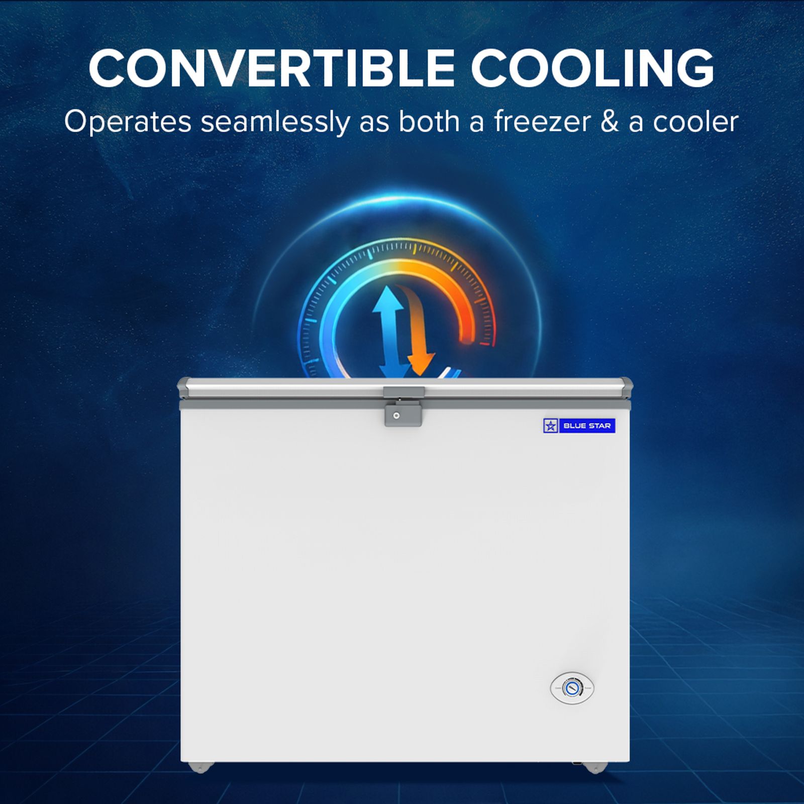 Blue Star N Series 201 Litres 3 Star Direct Cool Single Door Deep Freezer with Quadracool Technology (HT3-N230, White) Blue Star N Series 201 Litres 3 Star Direct Cool Single Door Deep Freezer with Quadracool Technology (HT3-N230, White)_11