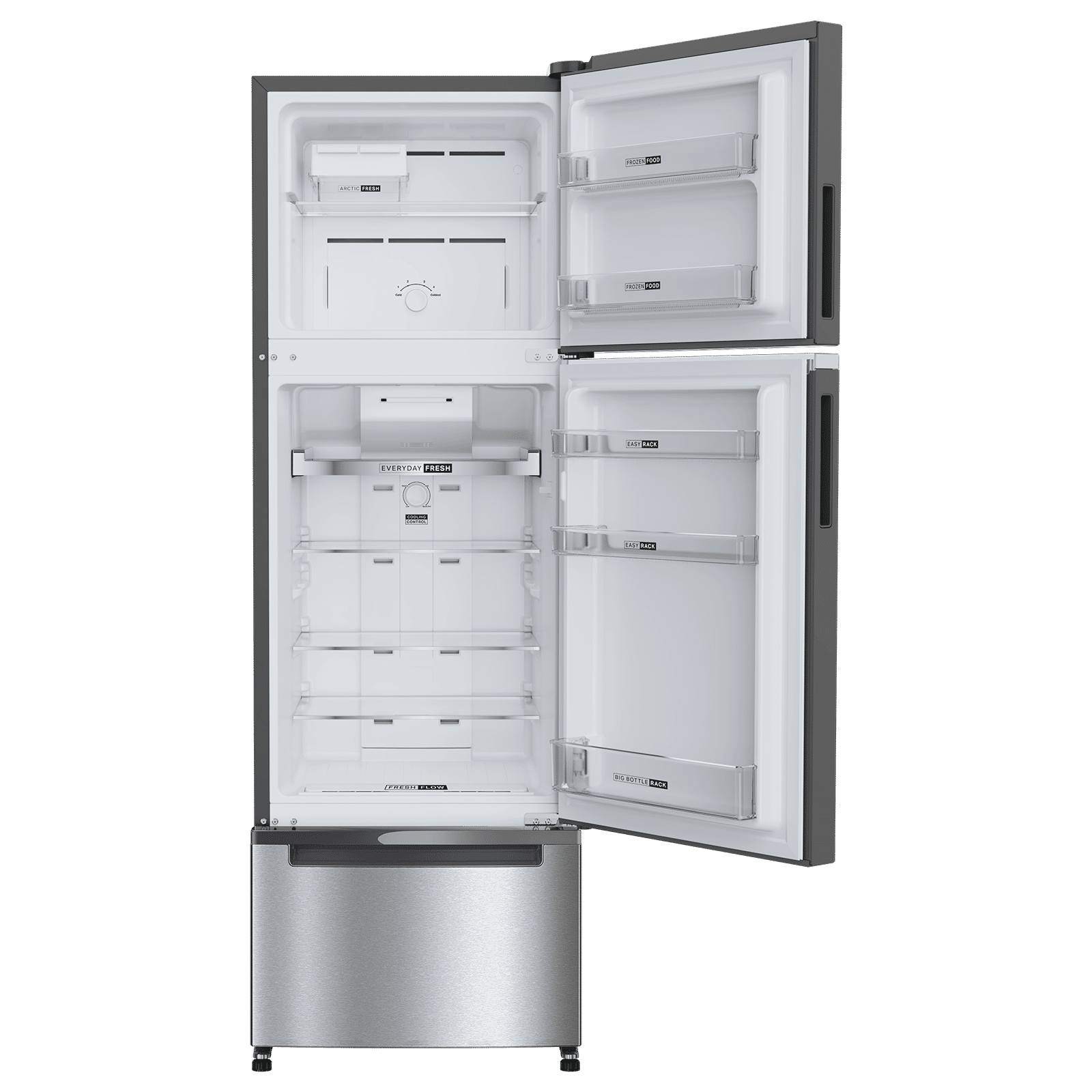 Whirlpool Protton Nxt 237 Litres 2 Star Frost Free Triple Door Convertible Refrigerator with Microblock Technology (22355, Silver) (2026 Model)_7