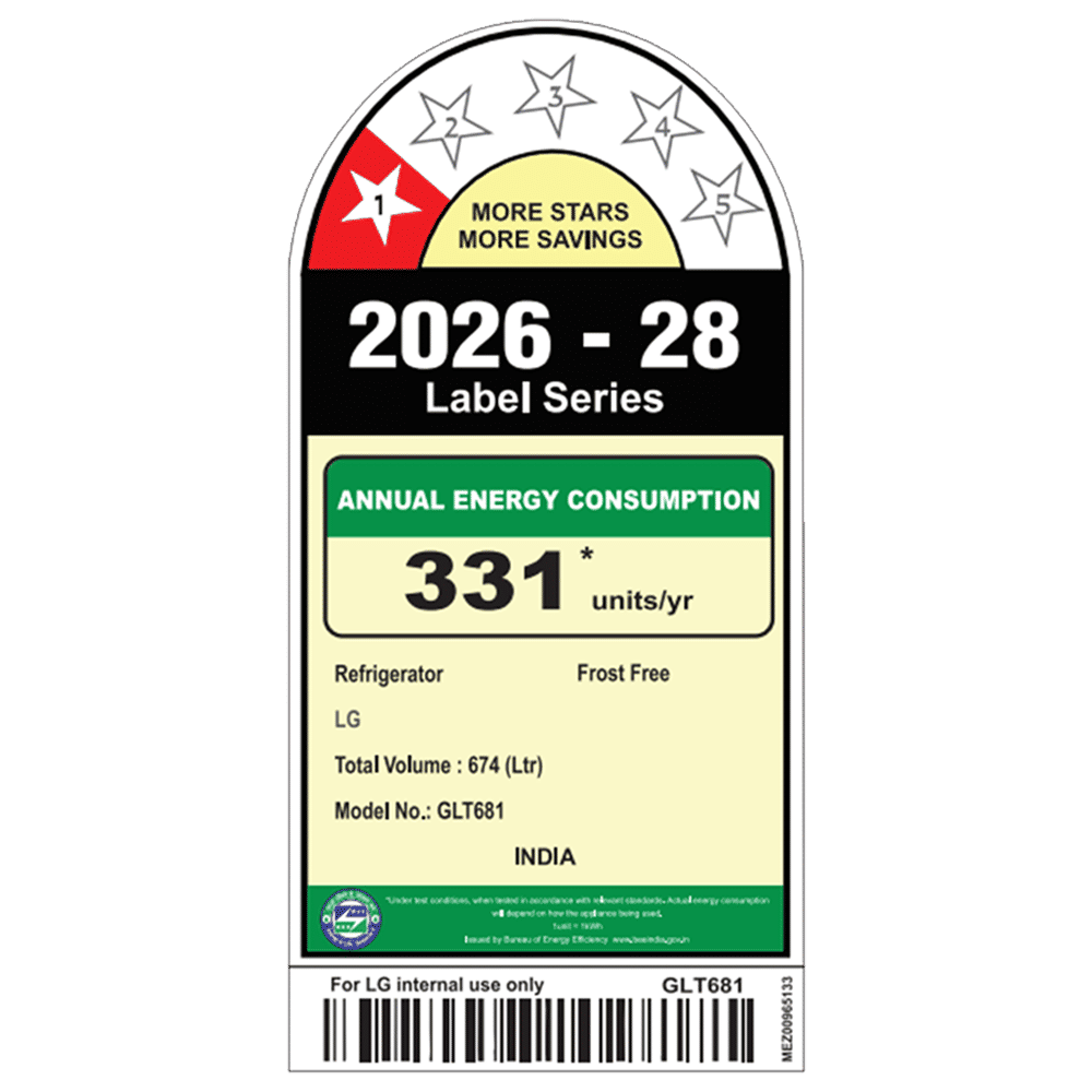 LG 674 Litres 1 Star Frost Free Double Door Refrigerator with Express Freeze (GLT6816ODPZ, Shiny Steel) (2026 Model) LG 674 Litres 1 Star Frost Free Double Door Refrigerator with Express Freeze (GLT6816ODPZ, Shiny Steel) (2026 Model)_4