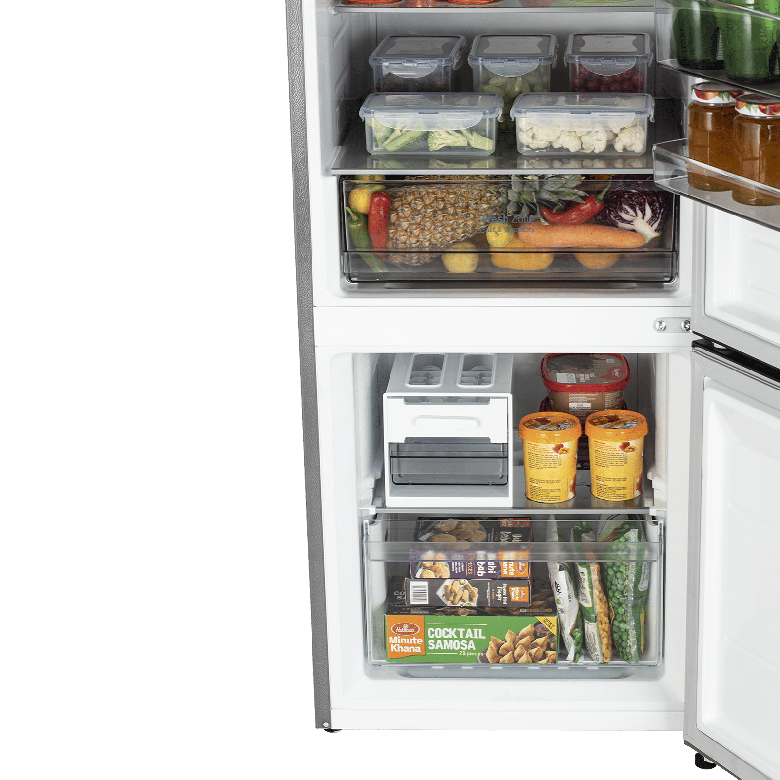 LG 340 Litres 2 Star Frost Free Double Door Smart Wifi Enabled Refrigerator with Smart Diagnosis (GLB3426BDPZ, Shiny Steel)_12