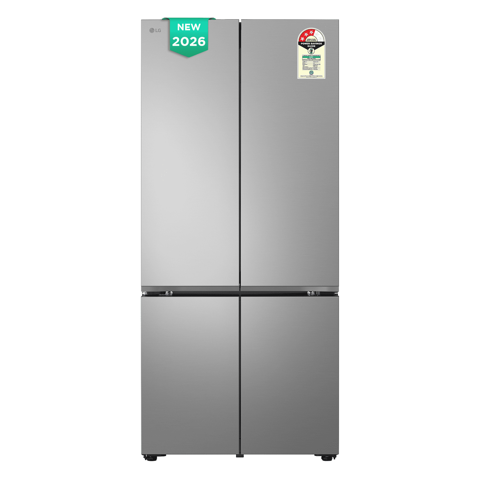 LG 574 Litres 3 Star Frost Free Side by Side Refrigerator with Smart Diagnosis (GVB23FFLMB, Prime Silver) (2026 Model)_1