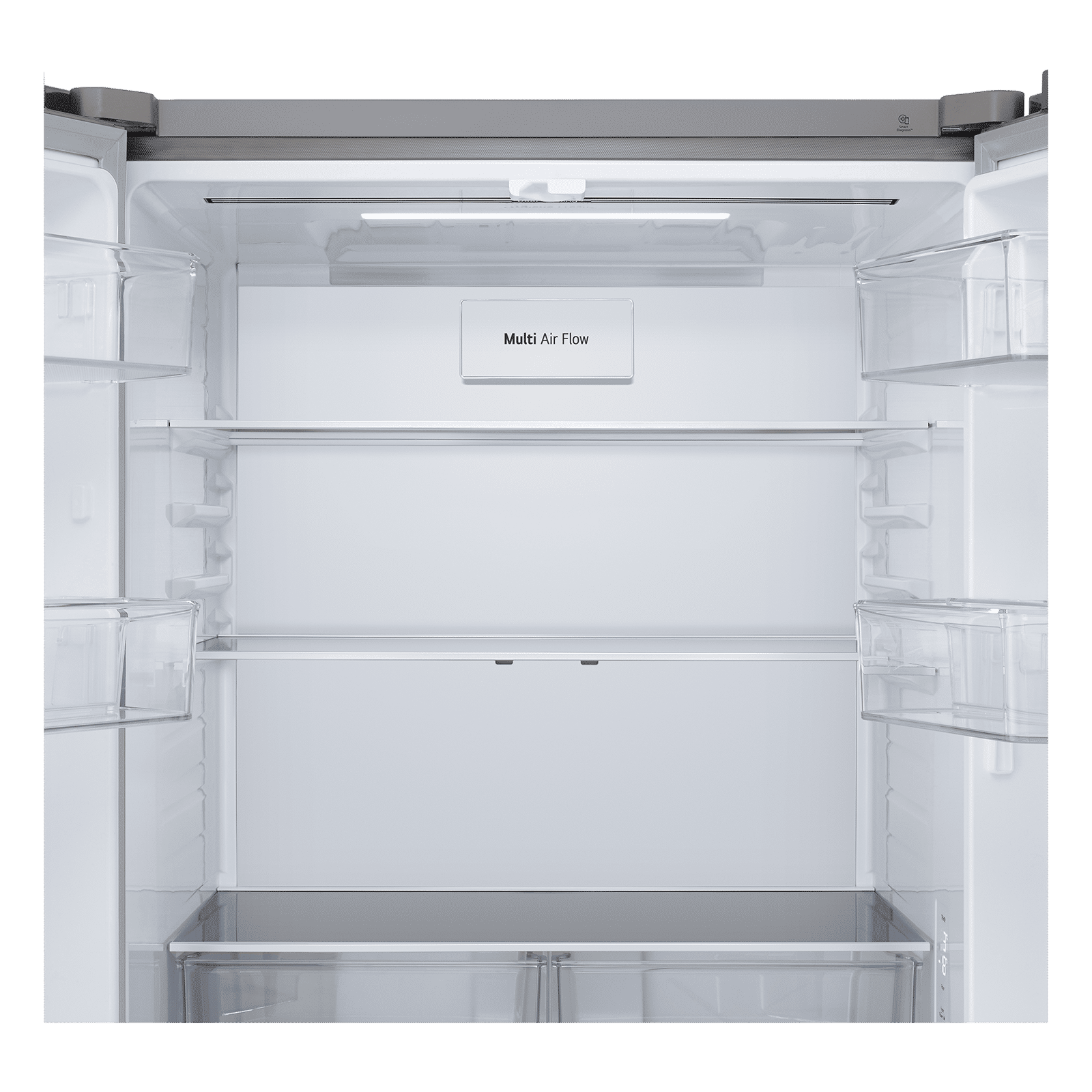 LG 574 Litres 3 Star Frost Free Side by Side Refrigerator with Smart Diagnosis (GVB23FFLMB, Prime Silver) (2026 Model)_12