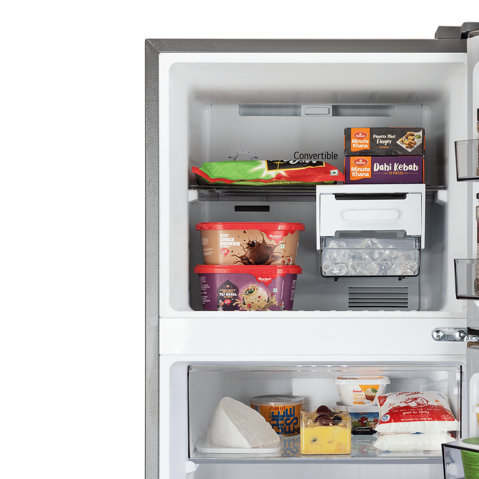 LG 251 Litres 2 Star Frost Free Double Door Convertible Refrigerator with Express Freeze (GLT2526XWPZ, Shiny Steel) (2026 Model) LG 251 Litres 2 Star Frost Free Double Door Convertible Refrigerator with Express Freeze (GLT2526XWPZ, Shiny Steel) (2026 Model)_12