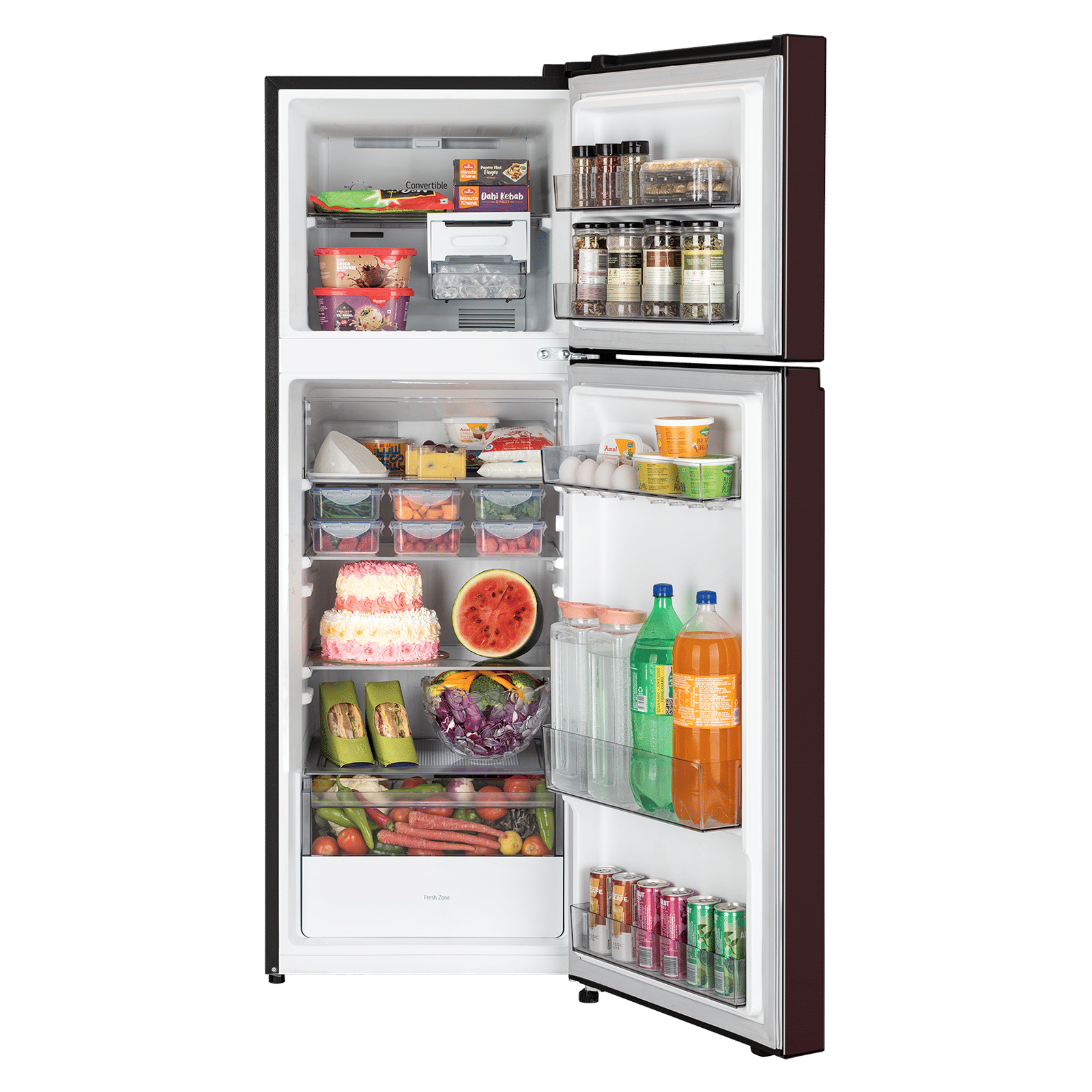 LG 251 Litres 2 Star Frost Free Double Door Convertible Refrigerator with Express Freeze (GLT2526XWSL, Scarlet Lotus) (2026 Model) LG 251 Litres 2 Star Frost Free Double Door Convertible Refrigerator with Express Freeze (GLT2526XWSL, Scarlet Lotus) (2026 Model)_13