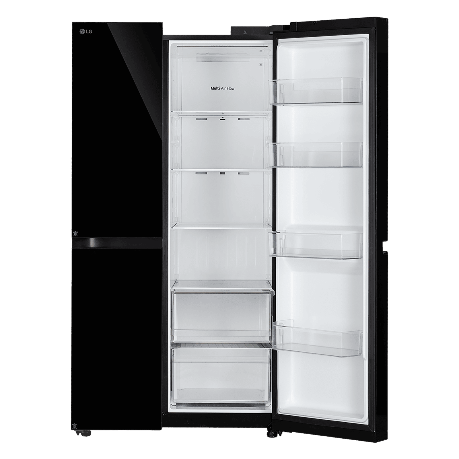LG B277 790 Litres 3 Star Frost Free Side by Side Refrigerator with Auto Smart Connect (GL-B277HBM3, Black Mirror) LG B277 790 Litres 3 Star Frost Free Side by Side Refrigerator with Auto Smart Connect (GL-B277HBM3, Black Mirror)_8