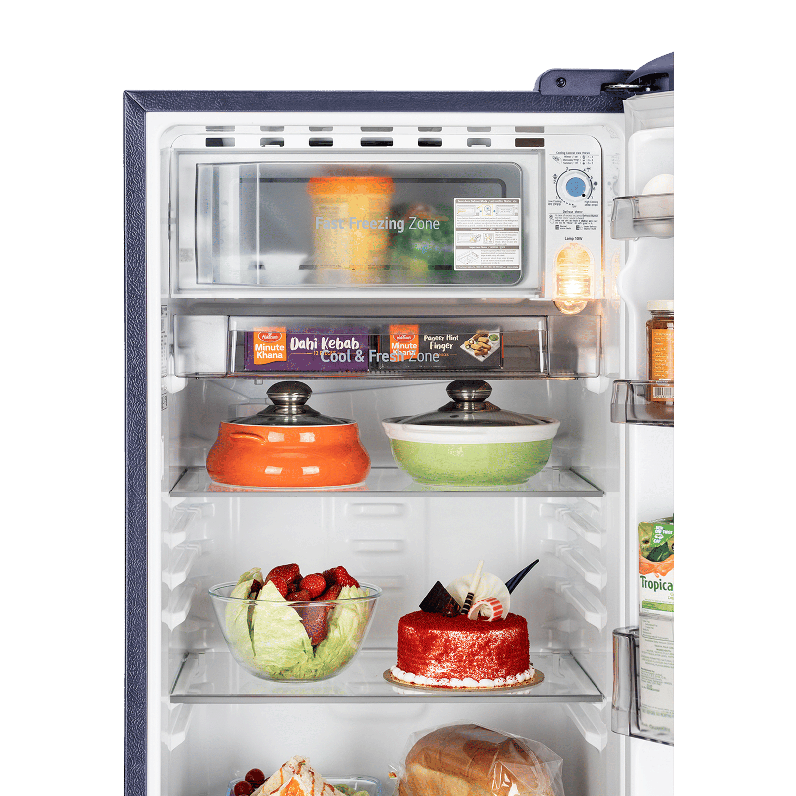 LG 185 Litres 5 Star Direct Cool Single Door Refrigerator with Anti Bacterial Gasket (GLD1956ZARG, Royal Glory) LG 185 Litres 5 Star Direct Cool Single Door Refrigerator with Anti Bacterial Gasket (GLD1956ZARG, Royal Glory)_8