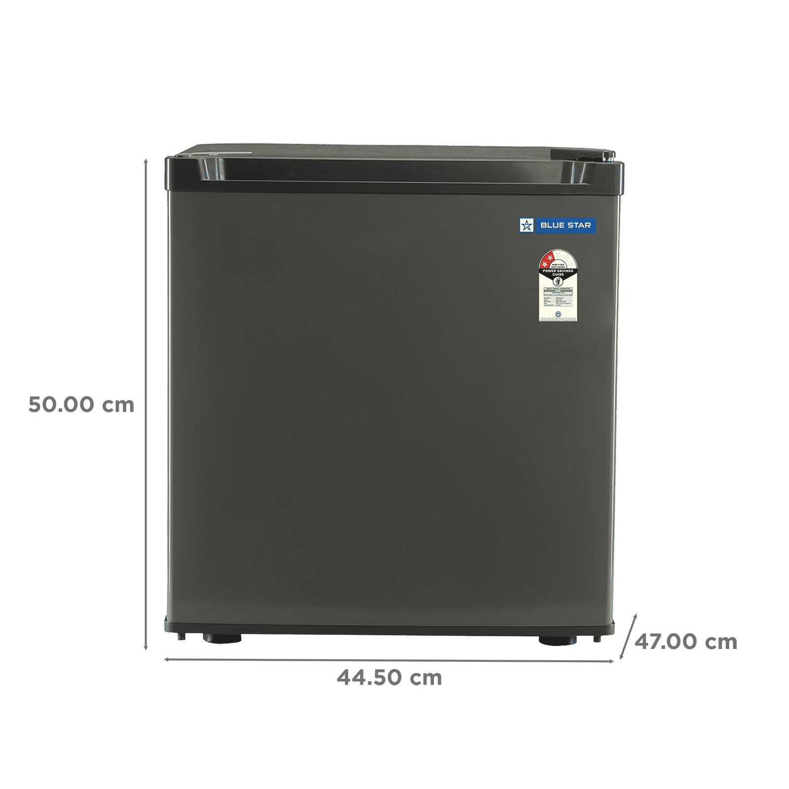 Blue Star G Series 45 Litres 2 Star Direct Cool Single Door Mini Refrigerator with Reversible Door (MR60-2GG, Grey) Blue Star G Series 45 Litres 2 Star Direct Cool Single Door Mini Refrigerator with Reversible Door (MR60-2GG, Grey)_2