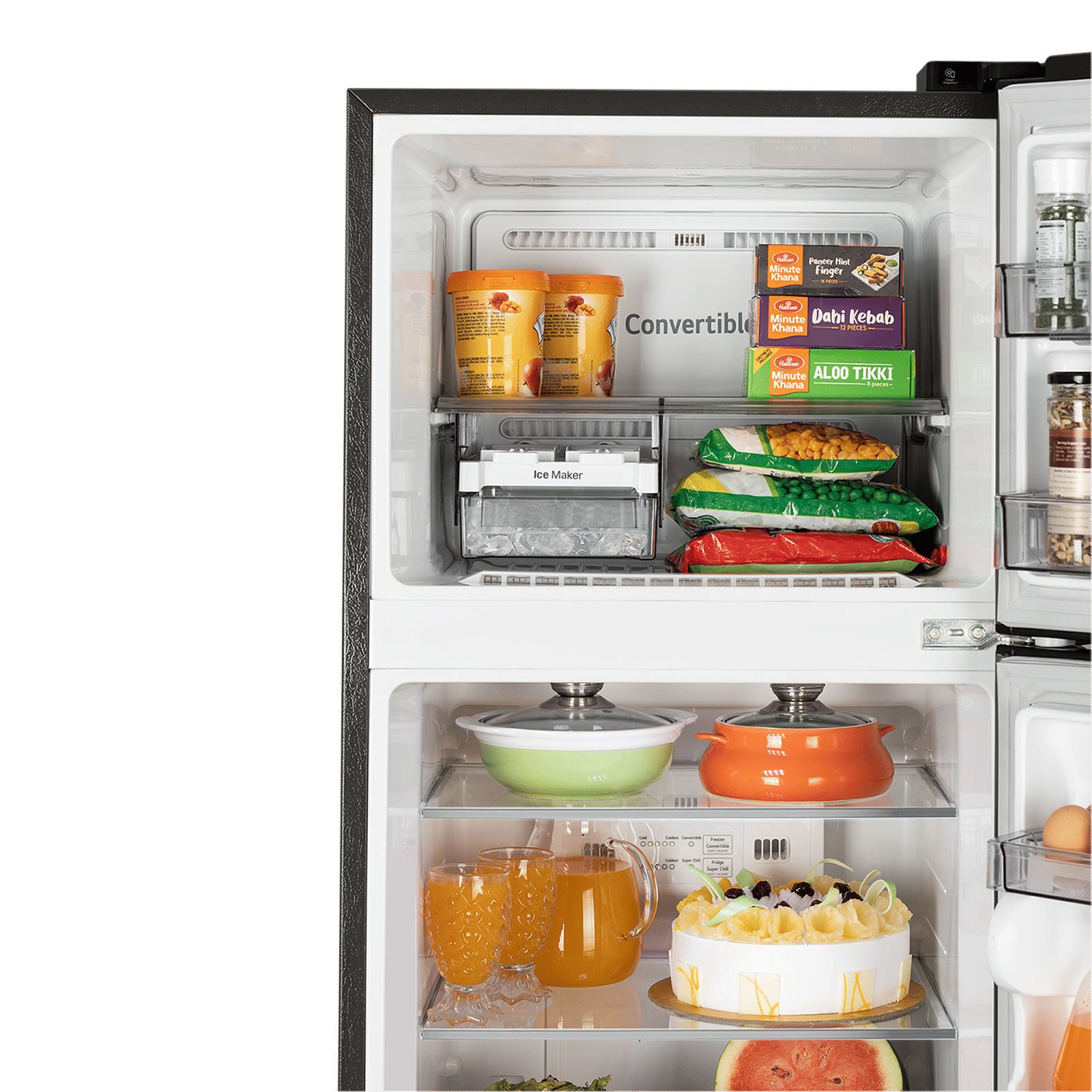 LG 29 288 Litres 2 Star Frost Free Double Door Convertible Refrigerator with Smart Diagnosis (GLT2926PDES, Ebony Sheen) LG 29 288 Litres 2 Star Frost Free Double Door Convertible Refrigerator with Smart Diagnosis (GLT2926PDES, Ebony Sheen)_10