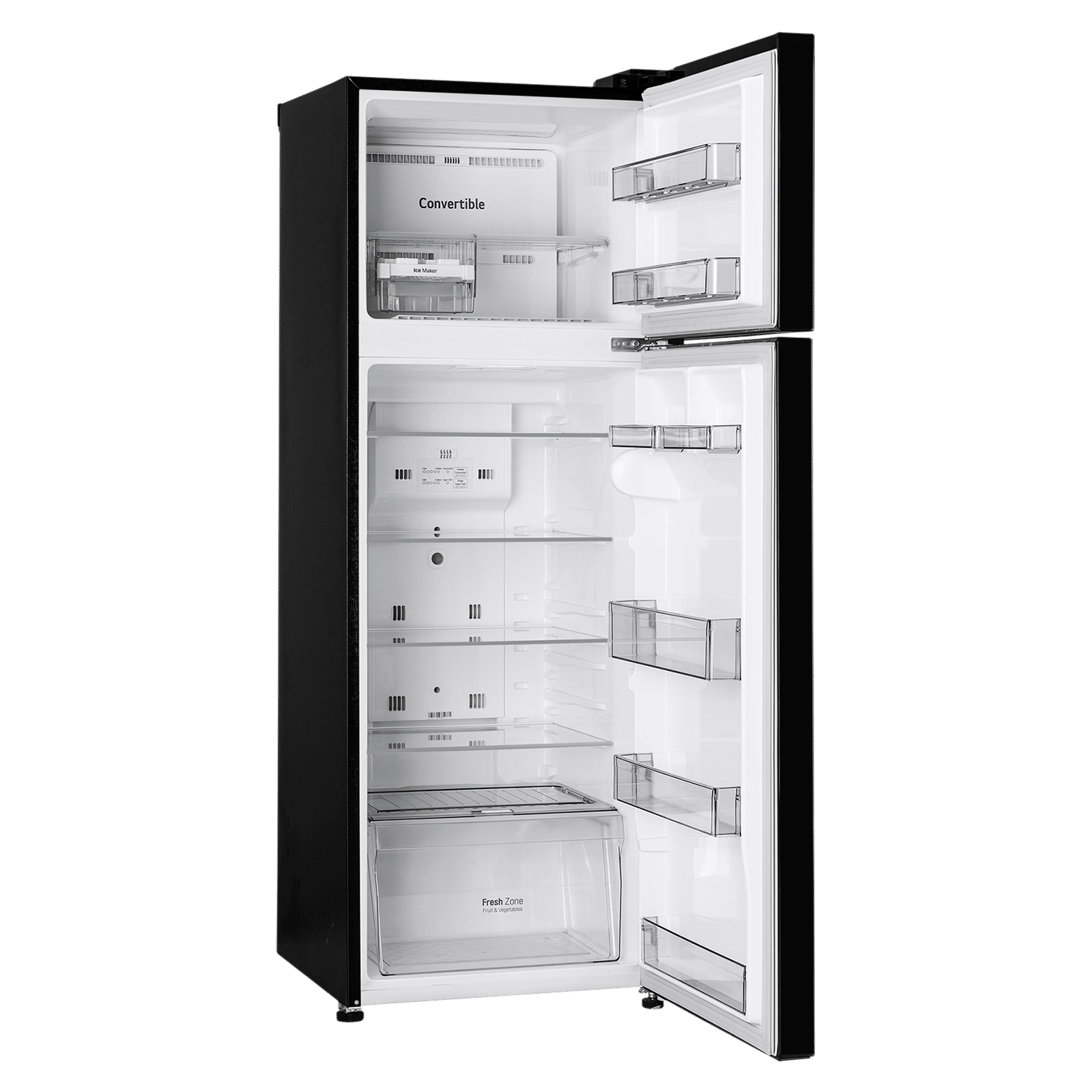 LG 29 288 Litres 2 Star Frost Free Double Door Convertible Refrigerator with Smart Diagnosis (GLT2926PDES, Ebony Sheen) LG 29 288 Litres 2 Star Frost Free Double Door Convertible Refrigerator with Smart Diagnosis (GLT2926PDES, Ebony Sheen)_11