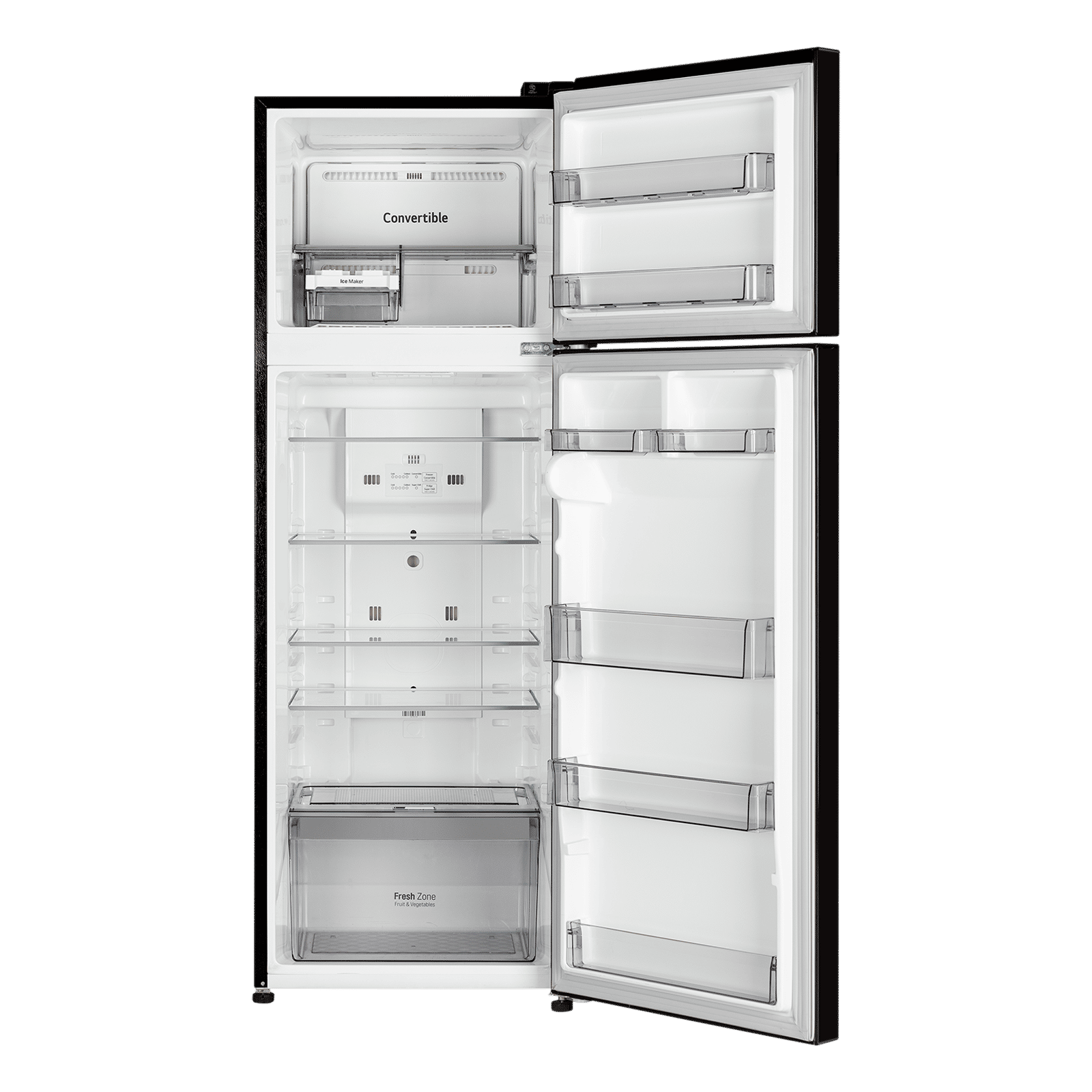 LG 29 288 Litres 2 Star Frost Free Double Door Convertible Refrigerator with Smart Diagnosis (GLT2926PDES, Ebony Sheen) LG 29 288 Litres 2 Star Frost Free Double Door Convertible Refrigerator with Smart Diagnosis (GLT2926PDES, Ebony Sheen)_5