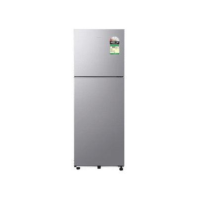 Samsung H28 236 Litres 1 Star Frost Free Double Door Refrigerator with All Around Cooling (RT40H28W1QNL, Gray Silver)