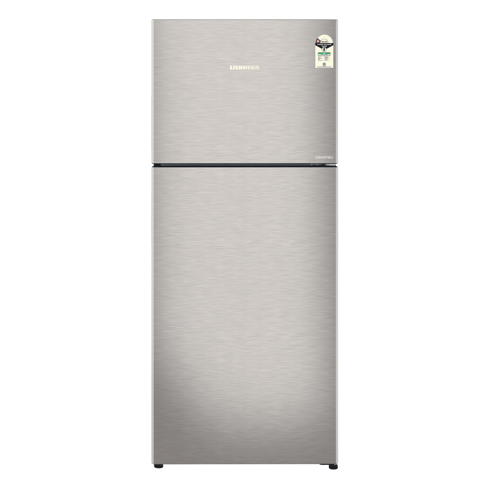 LIEBHERR Cluster 3 380 Litres 1 Star Frost Free Double Door Convertible Refrigerator with Duo Cooling (TVPssA 3831, Stainless Steel)_1