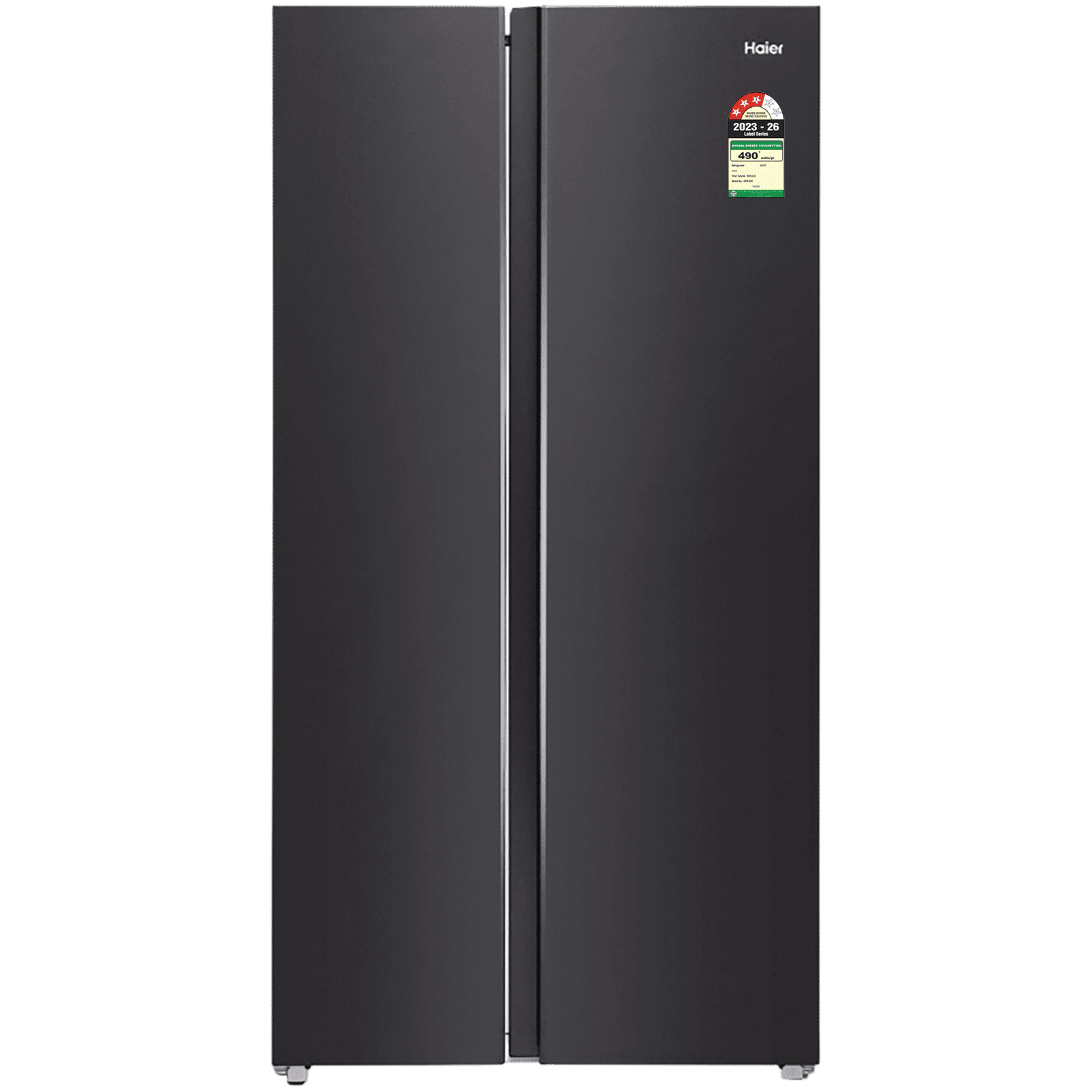 Haier HRS 540 Litres 3 Star Frost Free Side by Side Refrigerator with 360 Degree Magic Cooling for Uniform Freshness (HRS-615LB, Luxe Black) Haier HRS 540 Litres 3 Star Frost Free Side by Side Refrigerator with 360 Degree Magic Cooling for Uniform Freshness (HRS-615LB, Luxe Black)_1