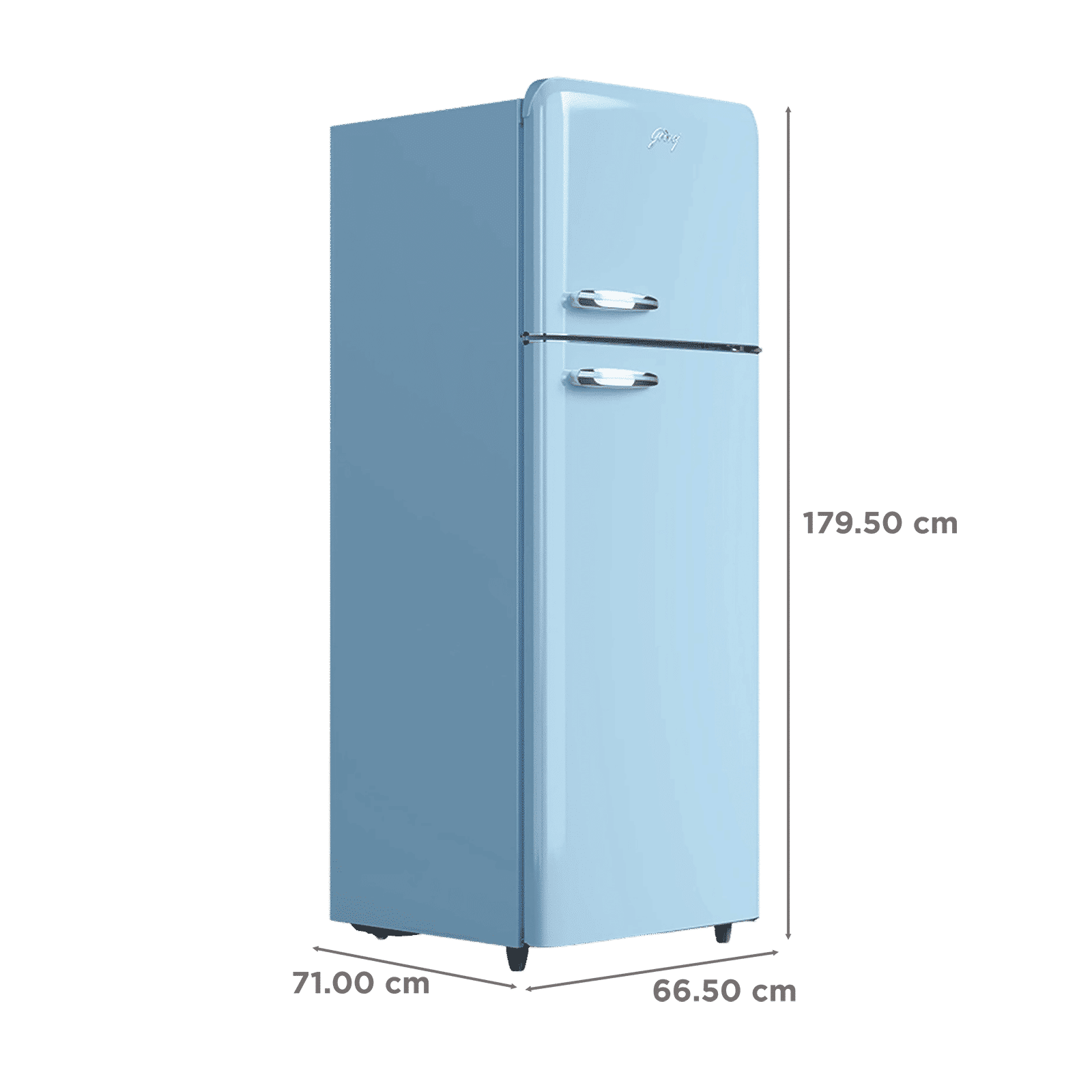 Godrej Eon Inspire 330 Litres 2 Star Frost Free Double Door Convertible Refrigerator with Nano Shield Technology (RT EON 366BNHCIT IC, Icy Blue) Godrej Eon Inspire 330 Litres 2 Star Frost Free Double Door Convertible Refrigerator with Nano Shield Technology (RT EON 366BNHCIT IC, Icy Blue)_3