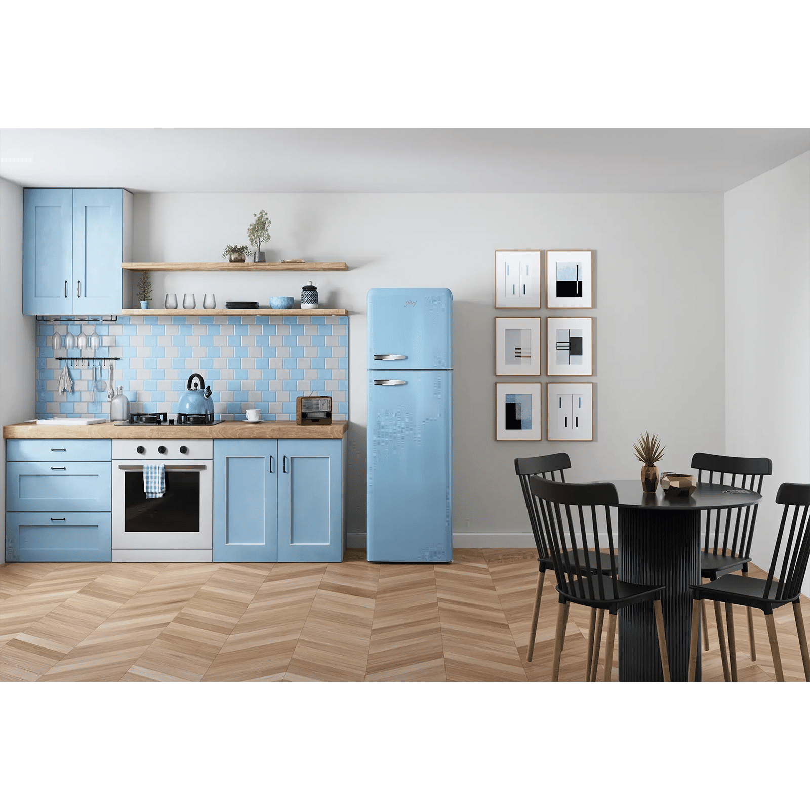 Godrej Eon Inspire 330 Litres 2 Star Frost Free Double Door Convertible Refrigerator with Nano Shield Technology (RT EON 366BNHCIT IC, Icy Blue)_7