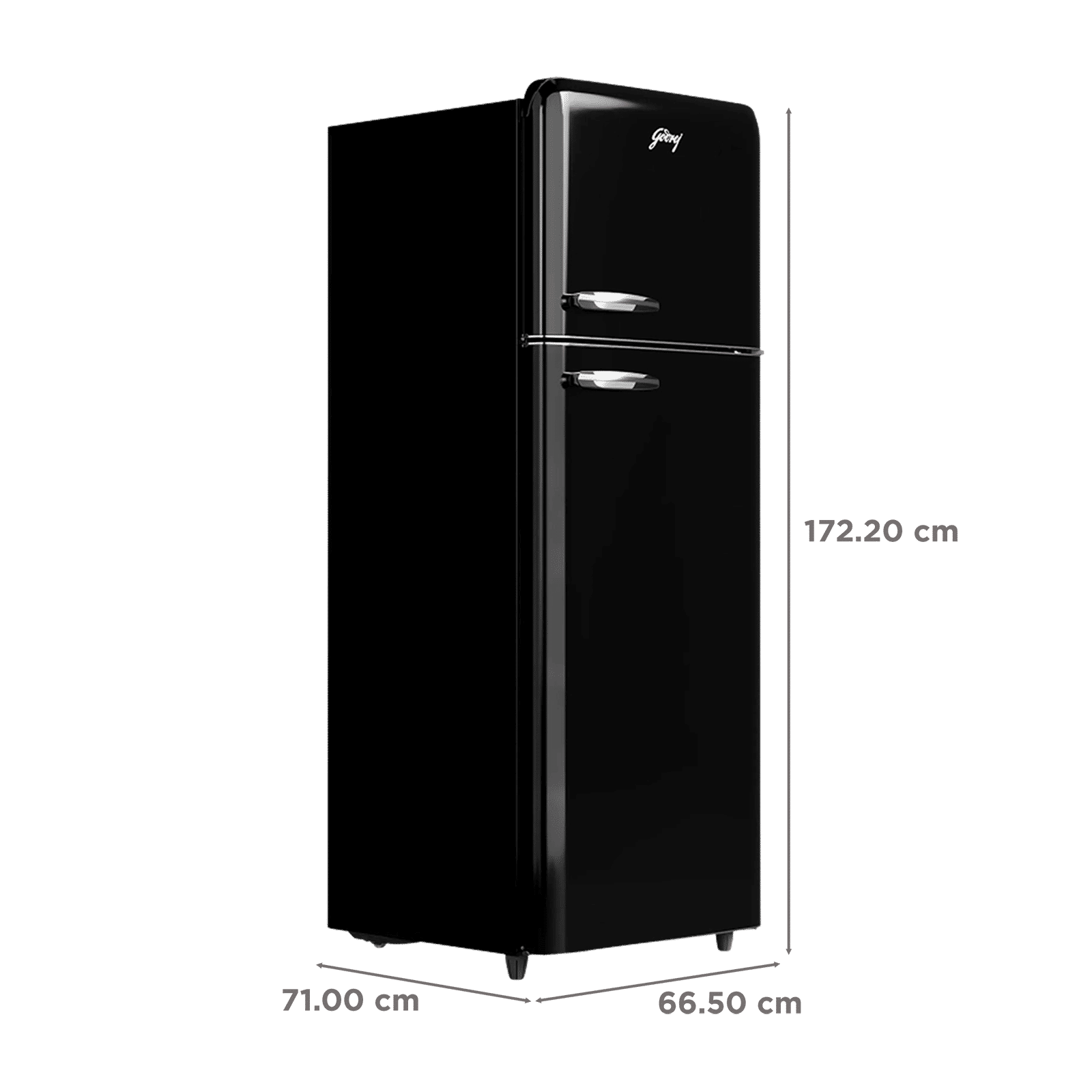 Godrej Eon Inspire 308 Litres 2 Star Frost Free Double Door Convertible Refrigerator with Nano Shield Technology (RT EON 346BNHCIT PA, Piano Black) Godrej Eon Inspire 308 Litres 2 Star Frost Free Double Door Convertible Refrigerator with Nano Shield Technology (RT EON 346BNHCIT PA, Piano Black)_3