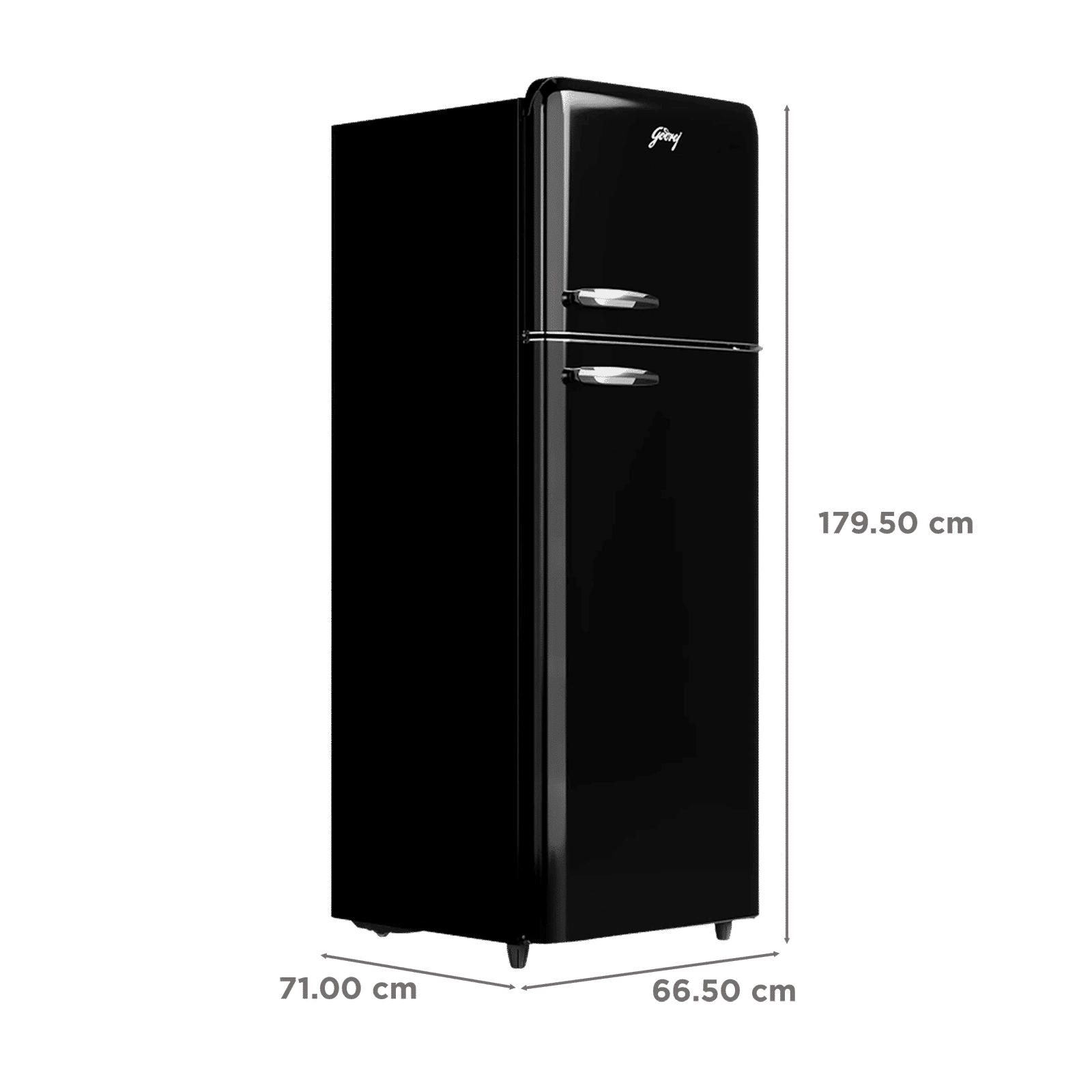 Godrej Eon Inspire 330 Litres 2 Star Frost Free Double Door Convertible Refrigerator with Nano Shield Technology (RT EON 366BNHCIT PA, Piano Black) Godrej Eon Inspire 330 Litres 2 Star Frost Free Double Door Convertible Refrigerator with Nano Shield Technology (RT EON 366BNHCIT PA, Piano Black)_3