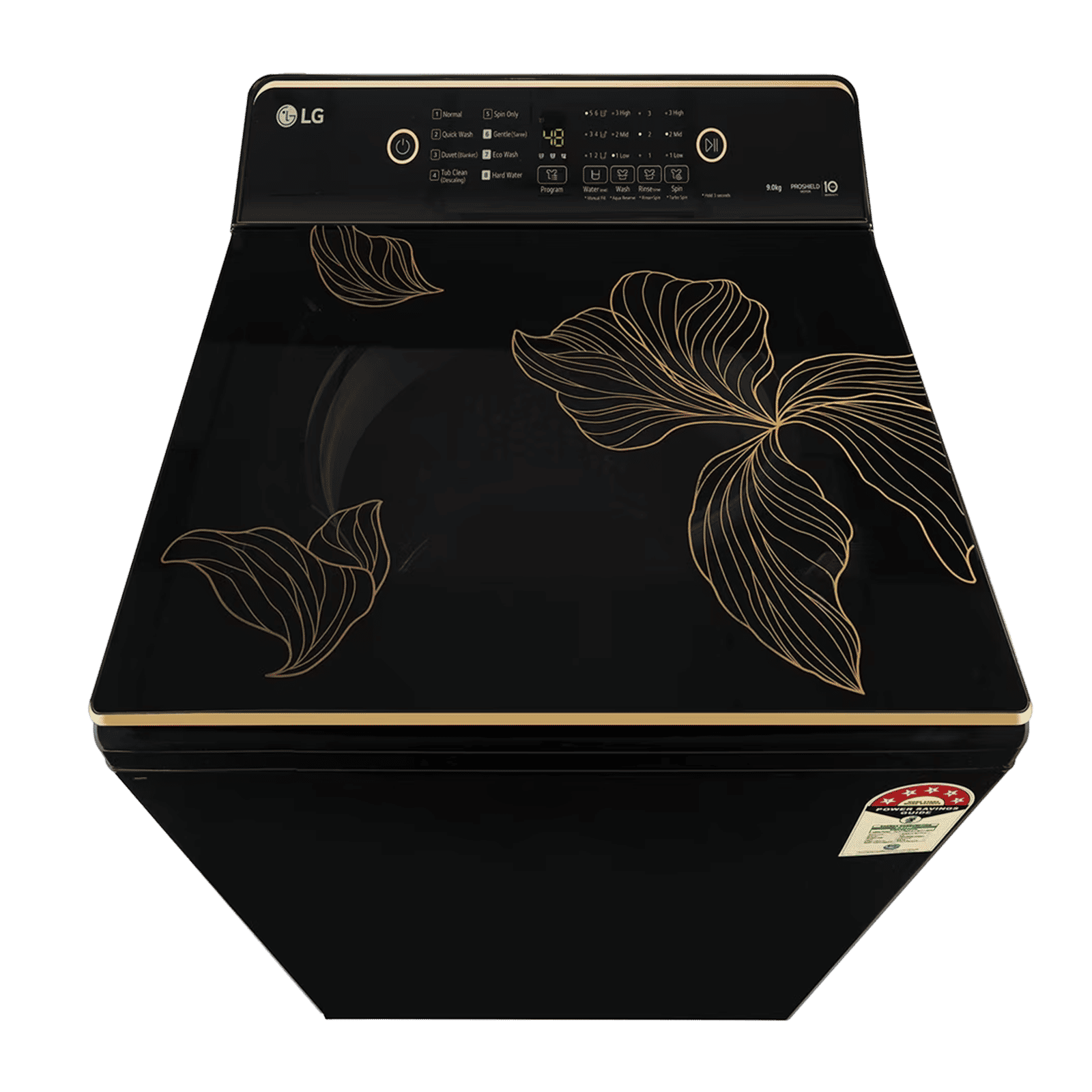 LG 9 kg 5 Star Fully Automatic Top Load Washing Machine (Essential, T90KMOB1Z, ProShield Motor, Onyx Black)_5
