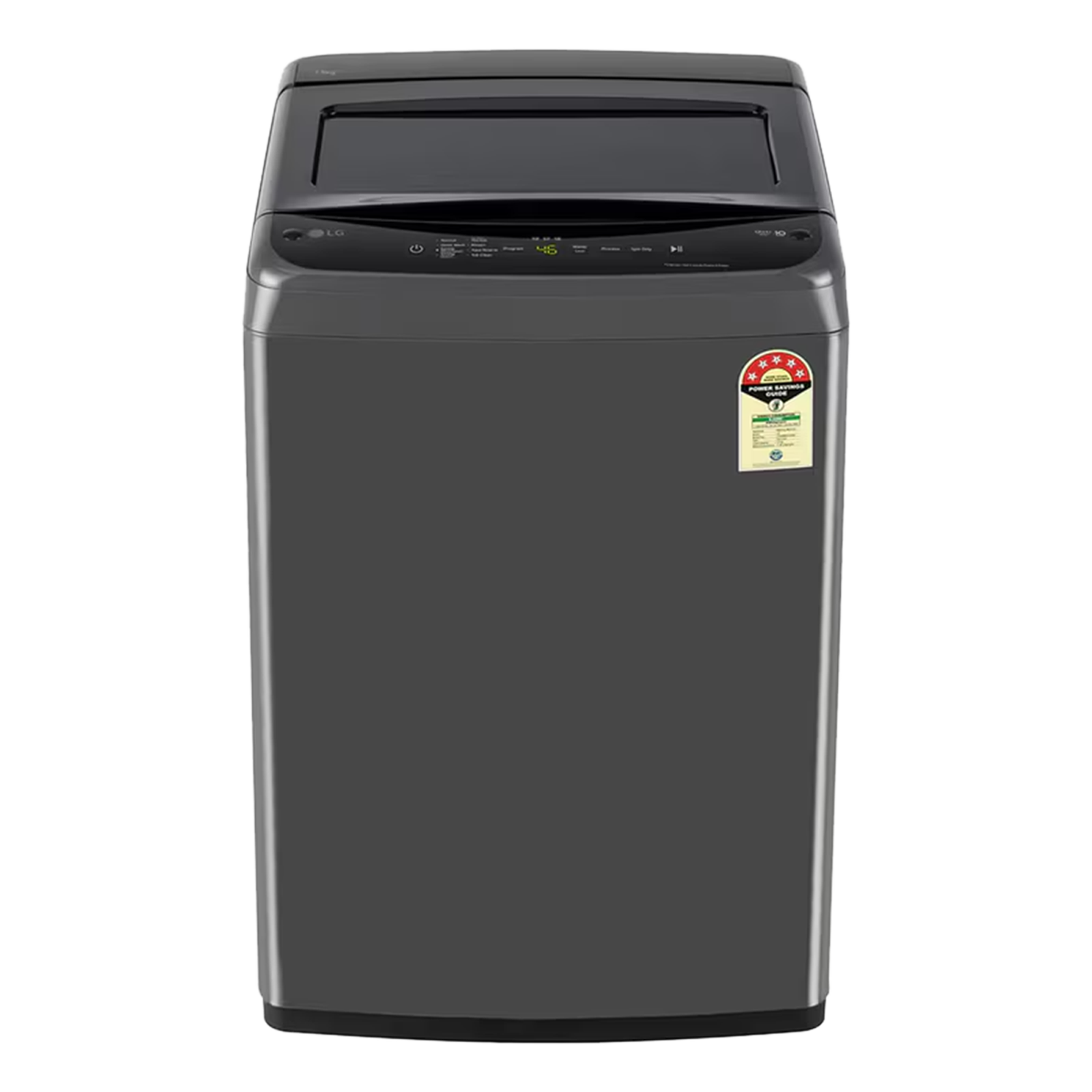 LG 7.5 kg 5 Star Inverter Fully Automatic Top Load Washing Machine (VBT, T75VBMB1Z, Smart Inverter Technology, Middle Black)_1