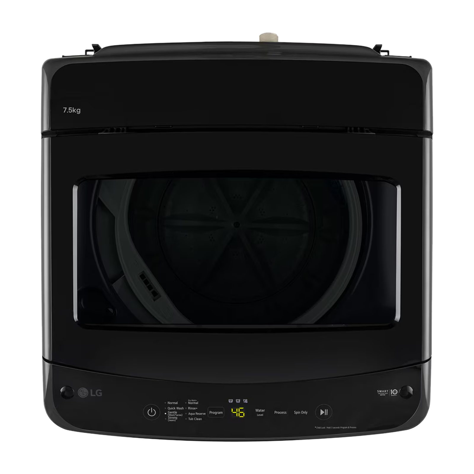 LG 7.5 kg 5 Star Inverter Fully Automatic Top Load Washing Machine (VBT, T75VBMB1Z, Smart Inverter Technology, Middle Black)_8
