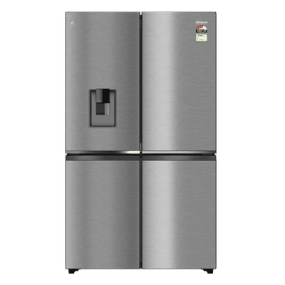 Whirlpool Luxuriem 651 Litres 3 Star Frost Free French Door Convertible Refrigerator with Water Dispenser (22454, Rhodium Steel)