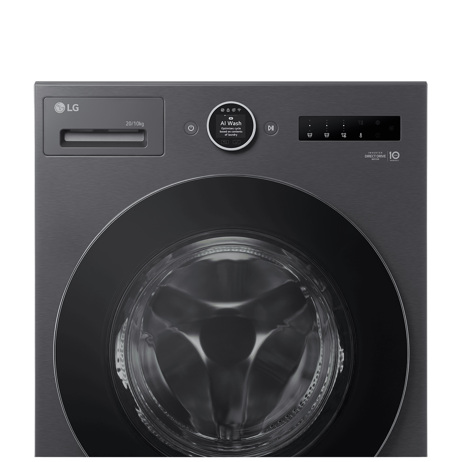 LG 20/10 kg Wi-Fi Inverter Fully Automatic Front Load Washing Machine (VX Series, FDX92010A9K.AEBQEIL, Essence Black)_3