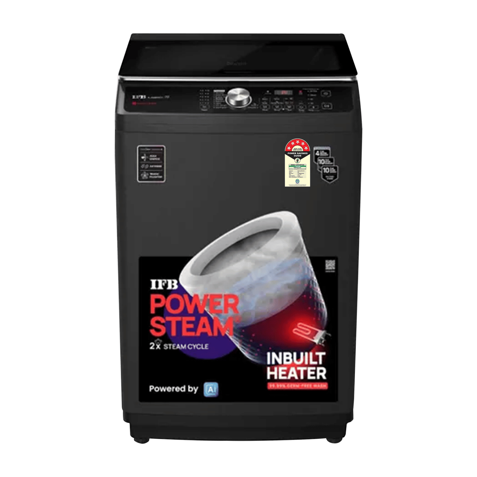 IFB 9 kg 5 Star Fully Automatic Top Load Washing Machine (TL900NB2S, 8903287032653, With Eco Inverter, Noir Black)_1