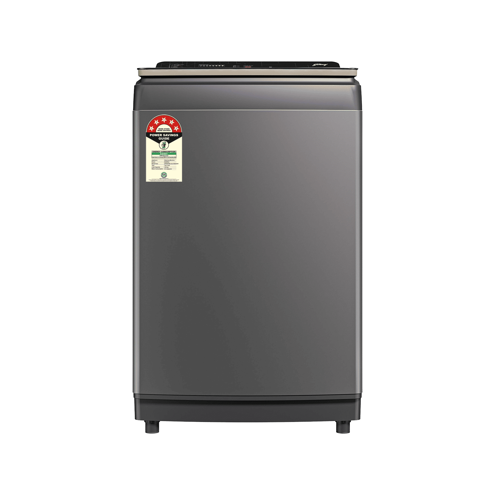 Godrej 10 kg 5 Star Fully Automatic Top Load Washing Machine (Rhine, 52141601SD00582, In-built Heater, Glacial Grey) Godrej 10 kg 5 Star Fully Automatic Top Load Washing Machine (Rhine, 52141601SD00582, In-built Heater, Glacial Grey)_1