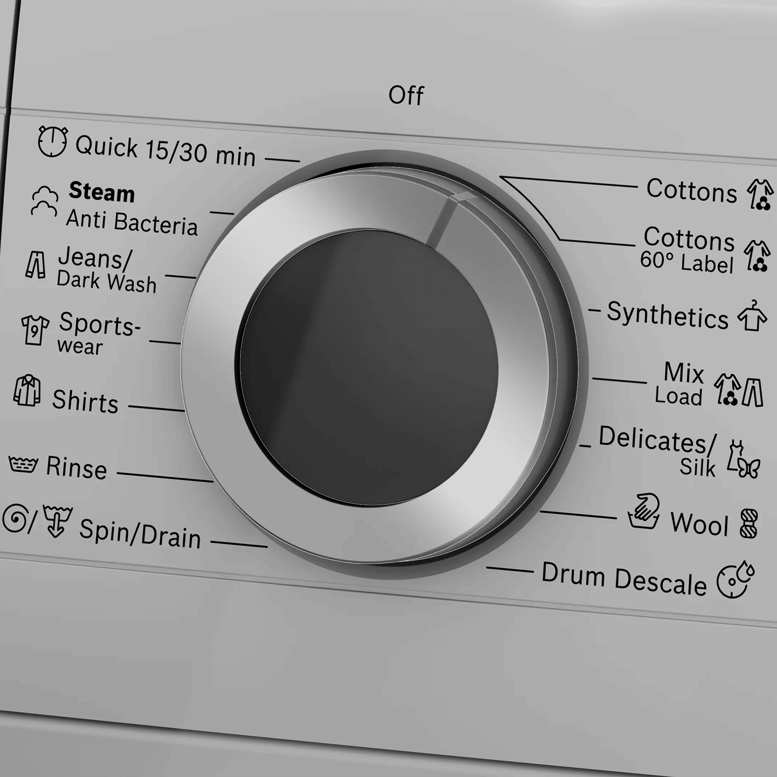 Bosch 9 kg 5 Star Fully Automatic Front Load Washing Machine (Series 6, WGA1420SIN, Eco Silence Drive, Graphite) Bosch 9 kg 5 Star Fully Automatic Front Load Washing Machine (Series 6, WGA1420SIN, Eco Silence Drive, Graphite)_6
