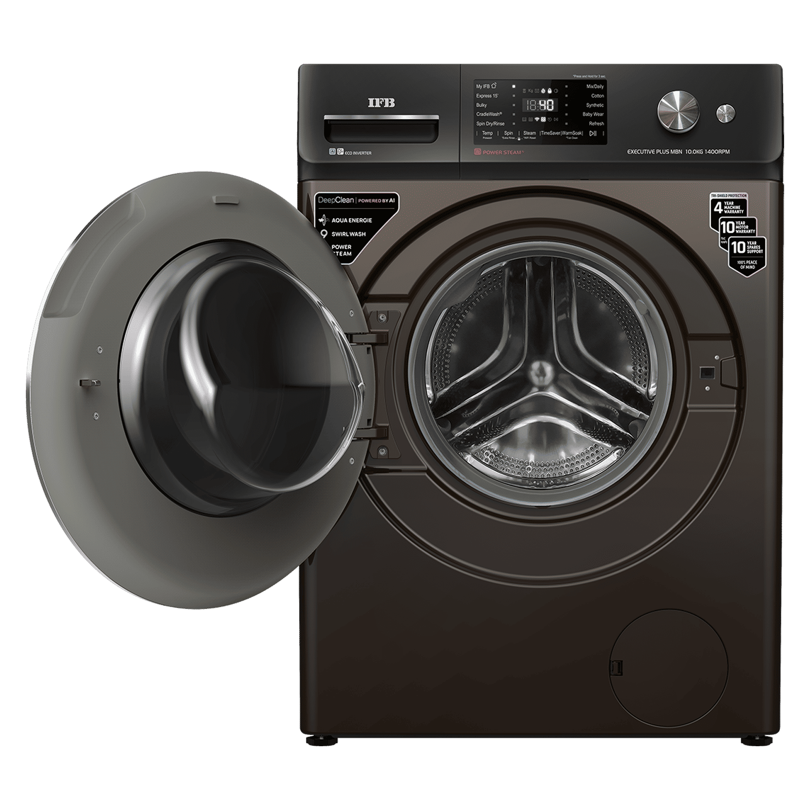 IFB 10 kg 5 Star Wi-Fi Fully Automatic Front Load Washing Machine (Executive MBN 1014K CMS, 8903287033896, Powered by AI, Mocha) IFB 10 kg 5 Star Wi-Fi Fully Automatic Front Load Washing Machine (Executive MBN 1014K CMS, 8903287033896, Powered by AI, Mocha)_7