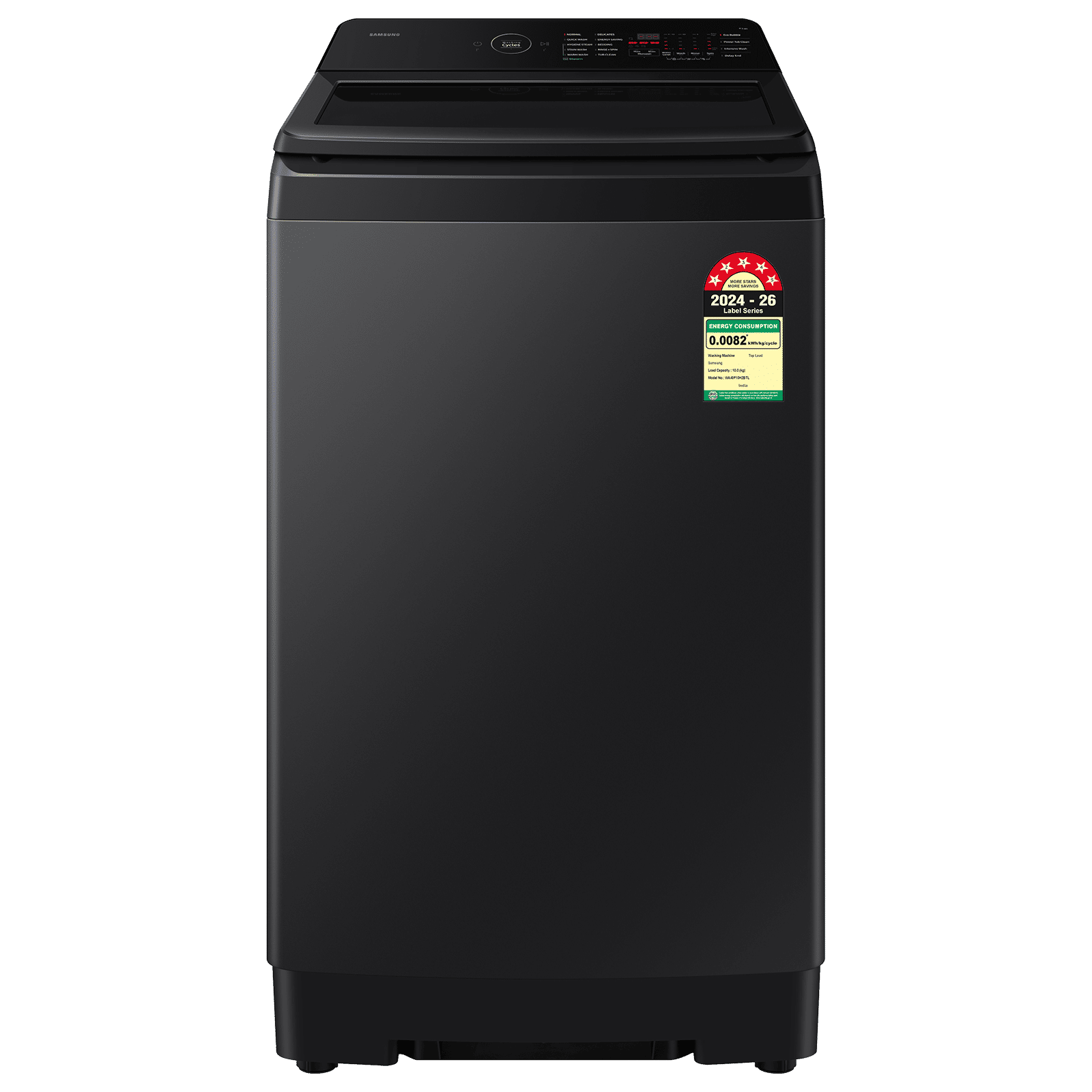 Samsung 10 kg 5 Star Fully Automatic Top Load Washing Machine (WA40F10H2BTL, Eco Bubble Technology, Black Cavier) Samsung 10 kg 5 Star Fully Automatic Top Load Washing Machine (WA40F10H2BTL, Eco Bubble Technology, Black Cavier)_1